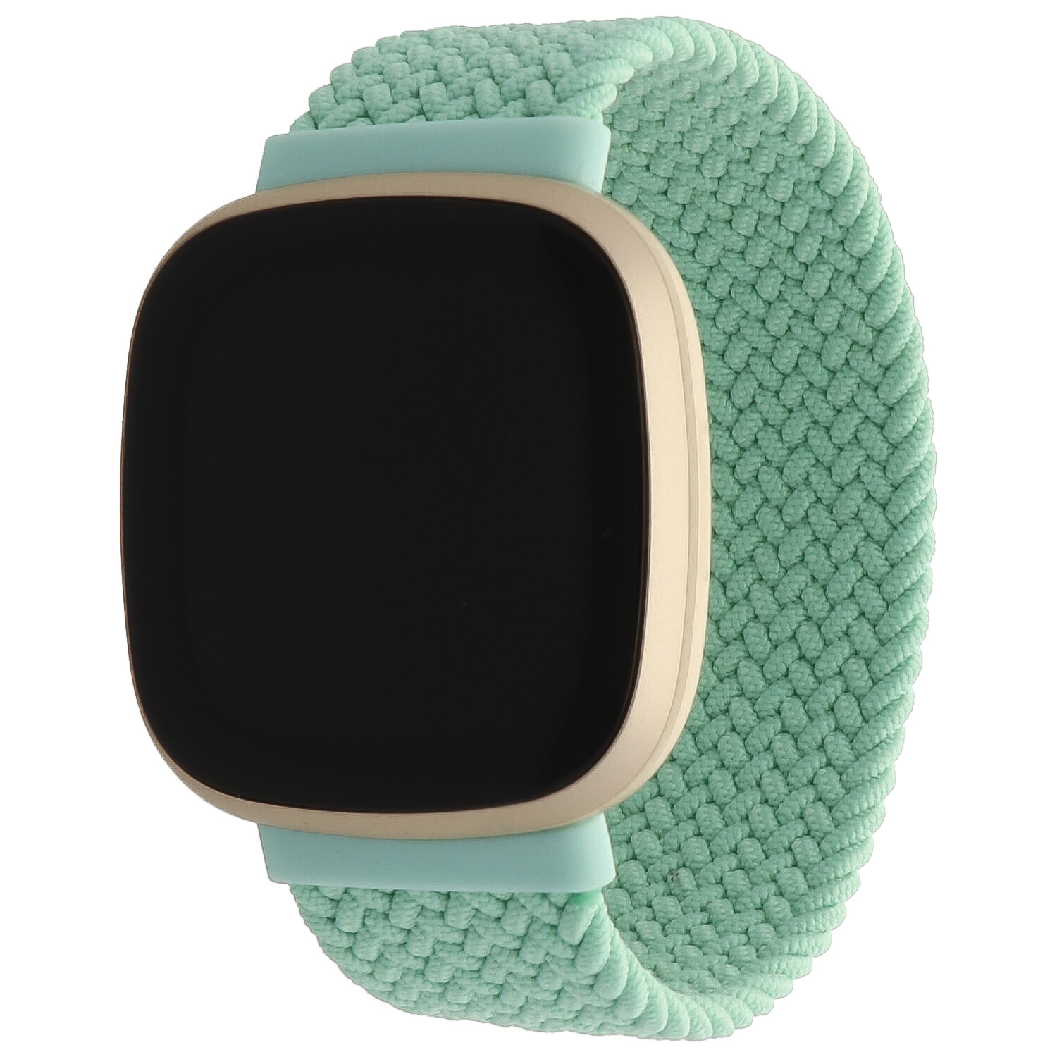 Cinturino Solo intrecciato in nylon per Fitbit Versa 3 / Sense - pistacchio