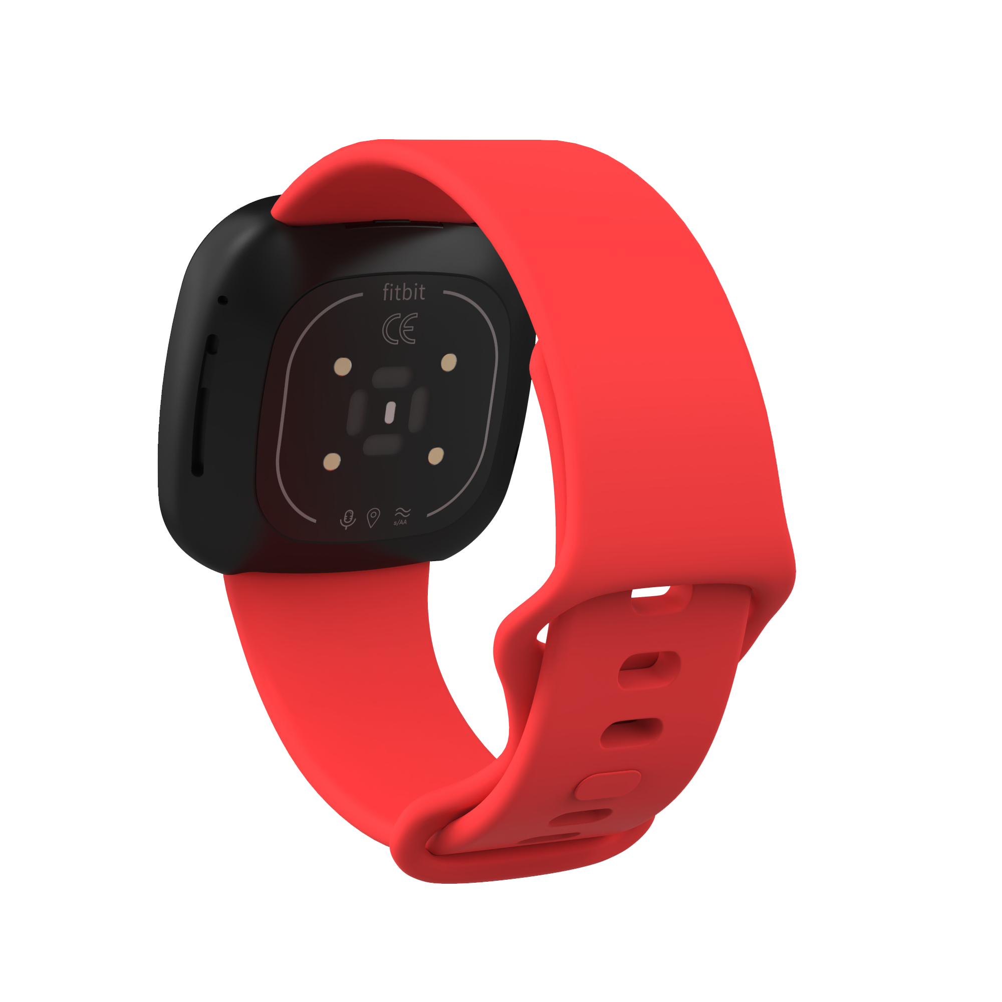 Cinturino sport per Fitbit Versa 3 / Sense - rossa