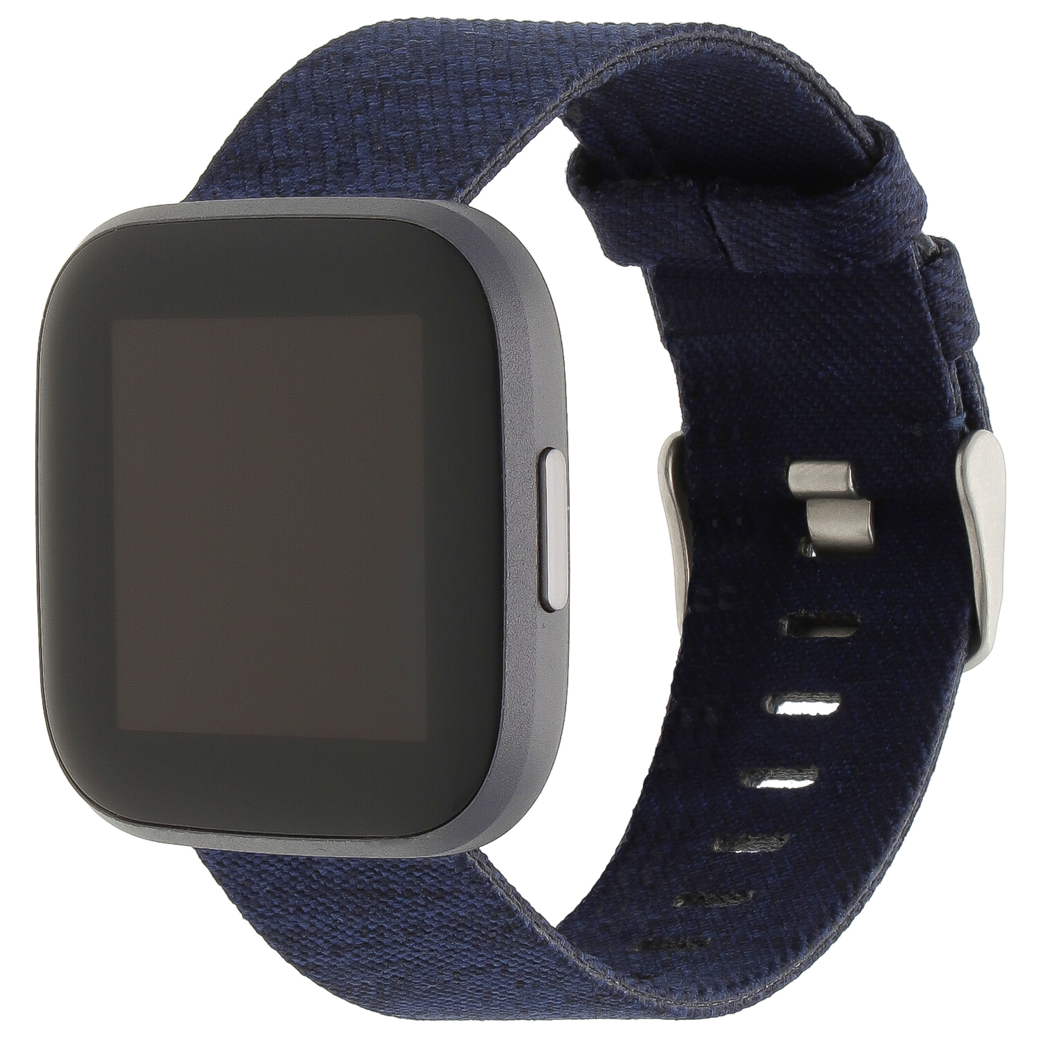 Cinturino con fibbia in nylon per Fitbit Versa - blu