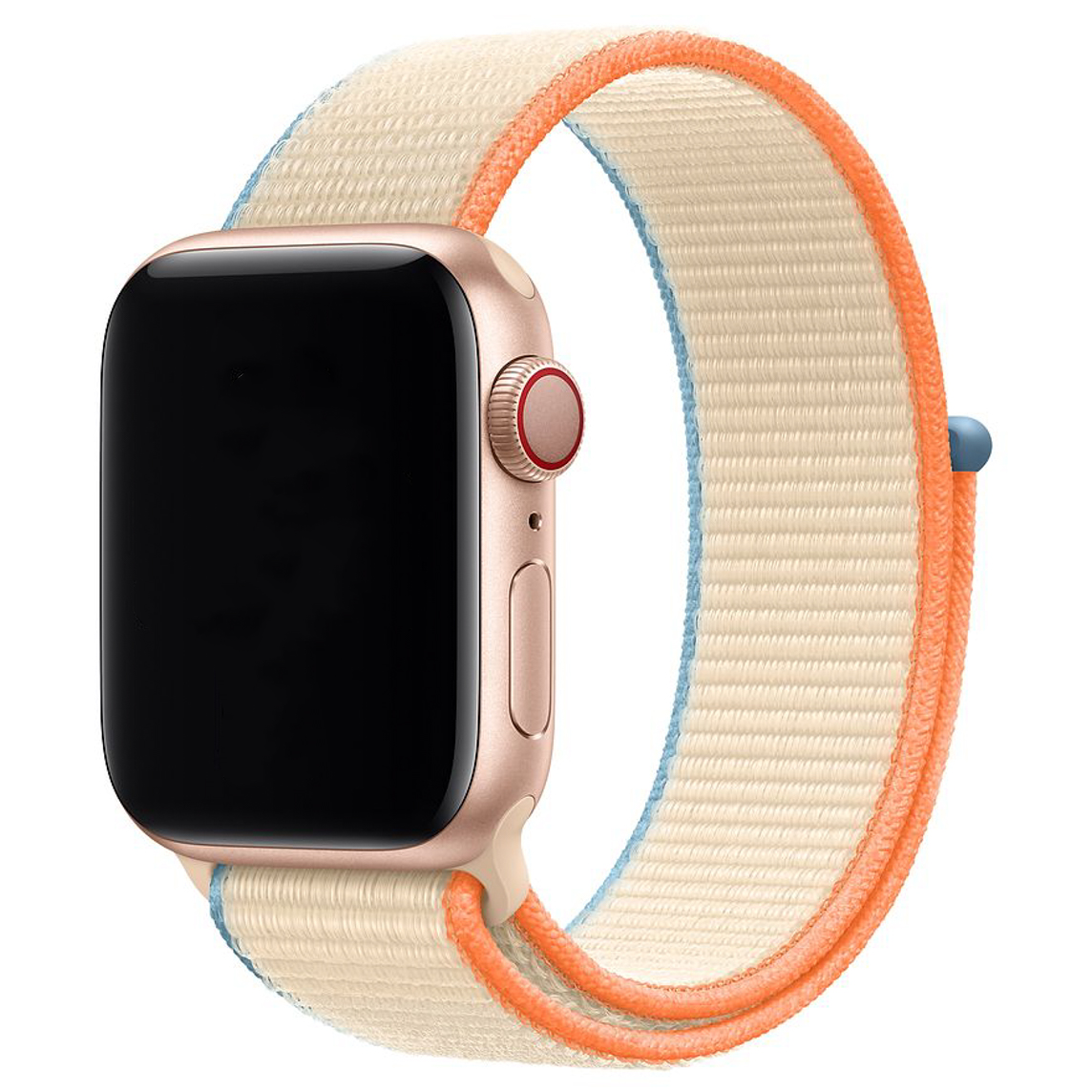 Cinturino nylon sport loop per Apple Watch - crema