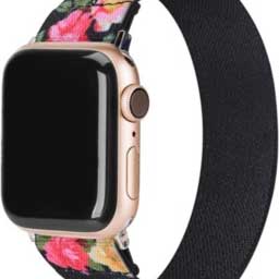 Cinturino in nylon per Apple Watch - fiori