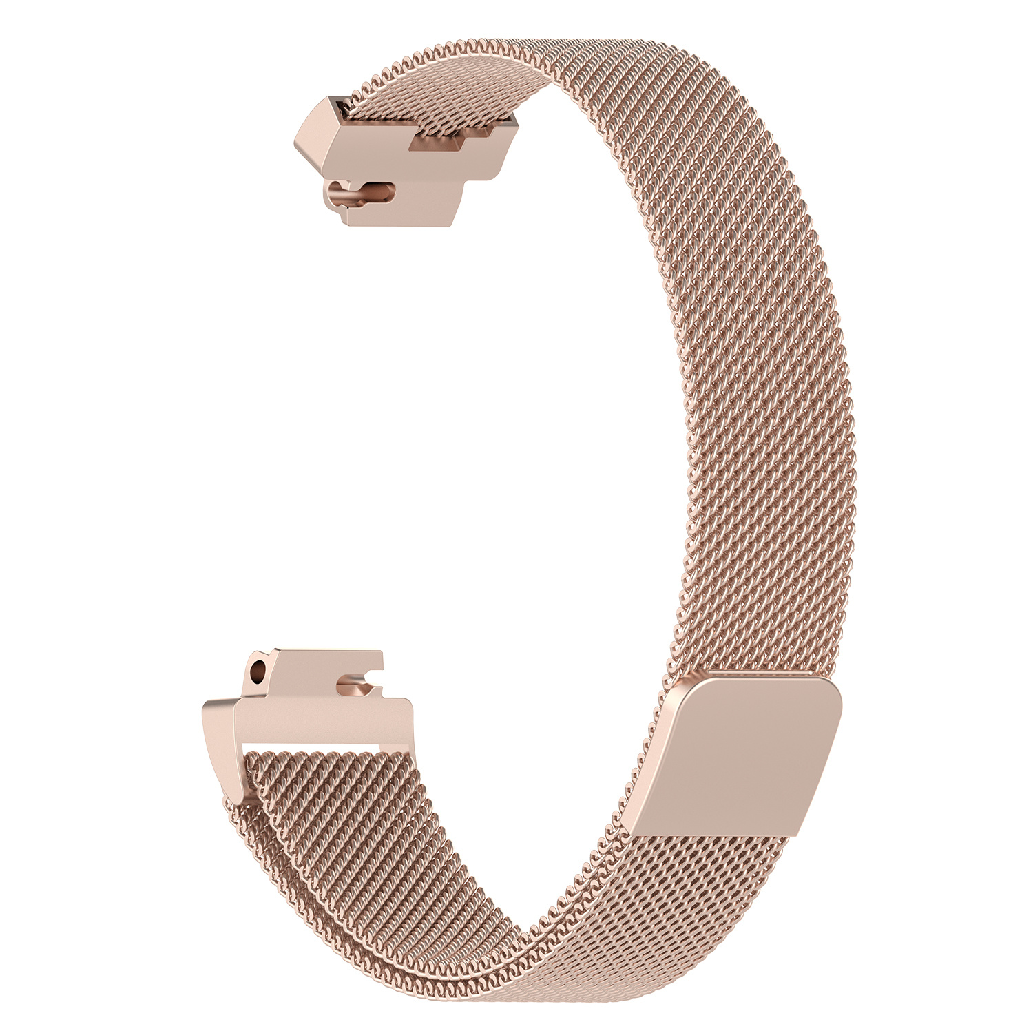 Cinturino loop in maglia milanese per Fitbit Inspire - champagne