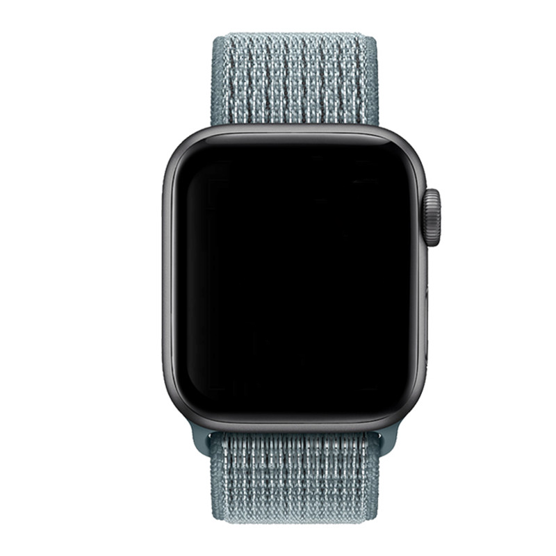 Cinturino nylon sport loop per Apple Watch - verde acqua