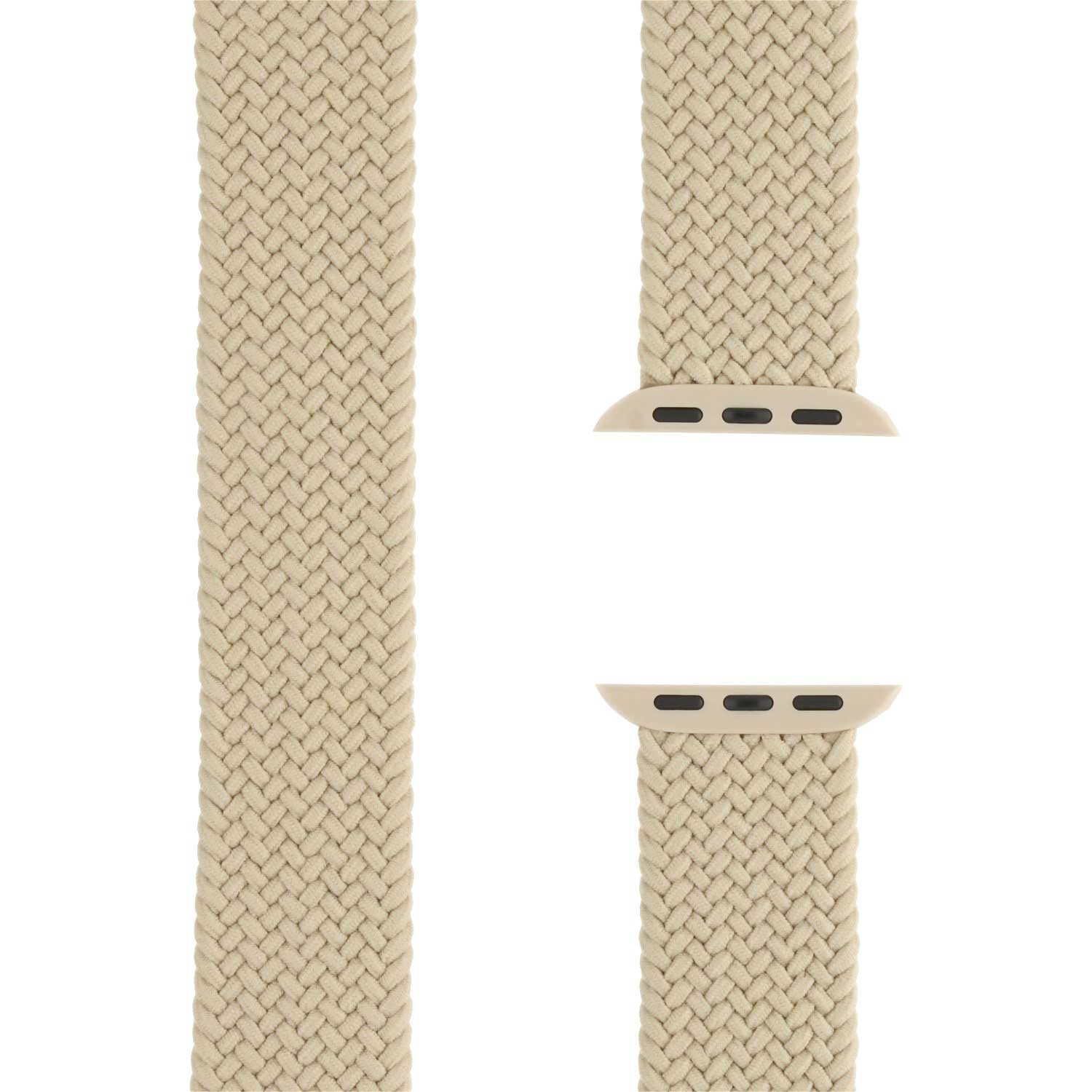 Cinturino Solo intrecciato in nylon per Apple Watch - beige