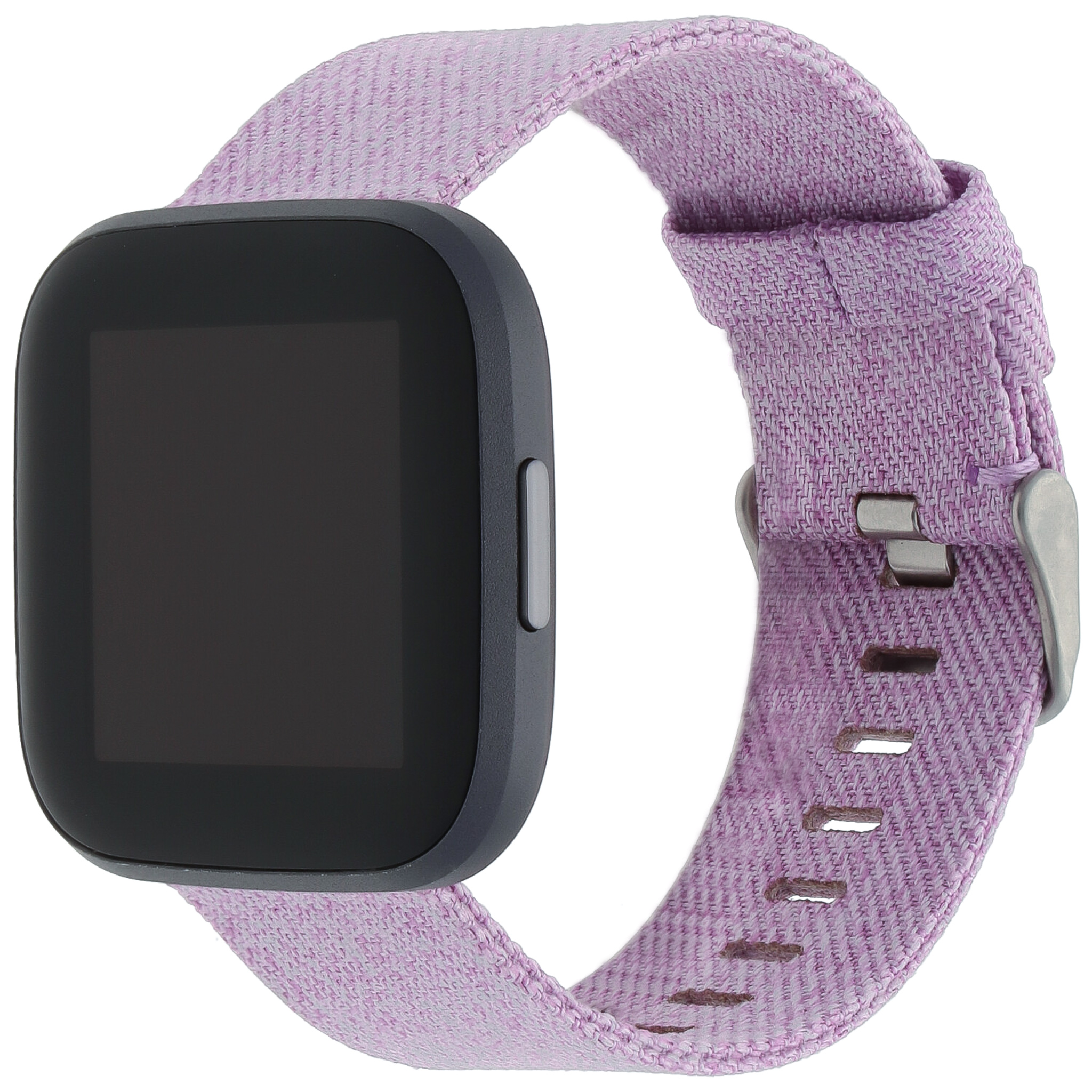 Cinturino con fibbia in nylon per Fitbit Versa - lavanda