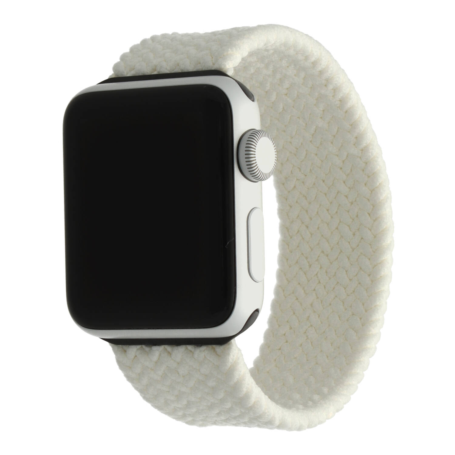 Cinturino Solo intrecciato in nylon per Apple Watch - bianco