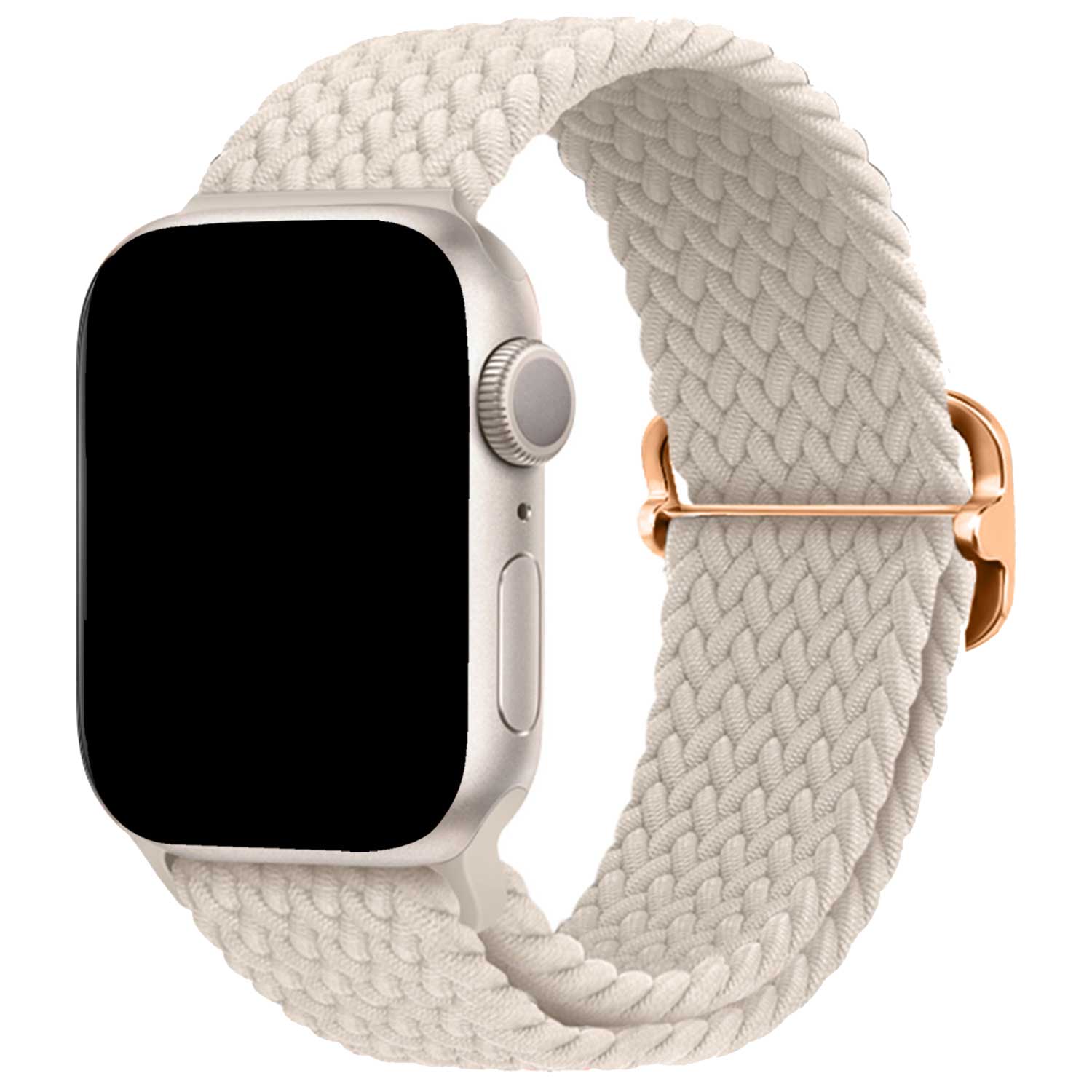 Cinturino con fibbia intrecciata in nylon Weavy per Apple Watch