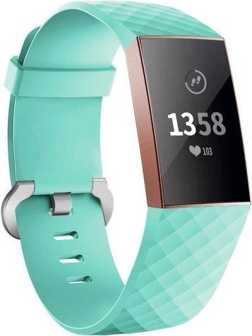Cinturino sport waffle per Fitbit Charge 3 & 4 - verde