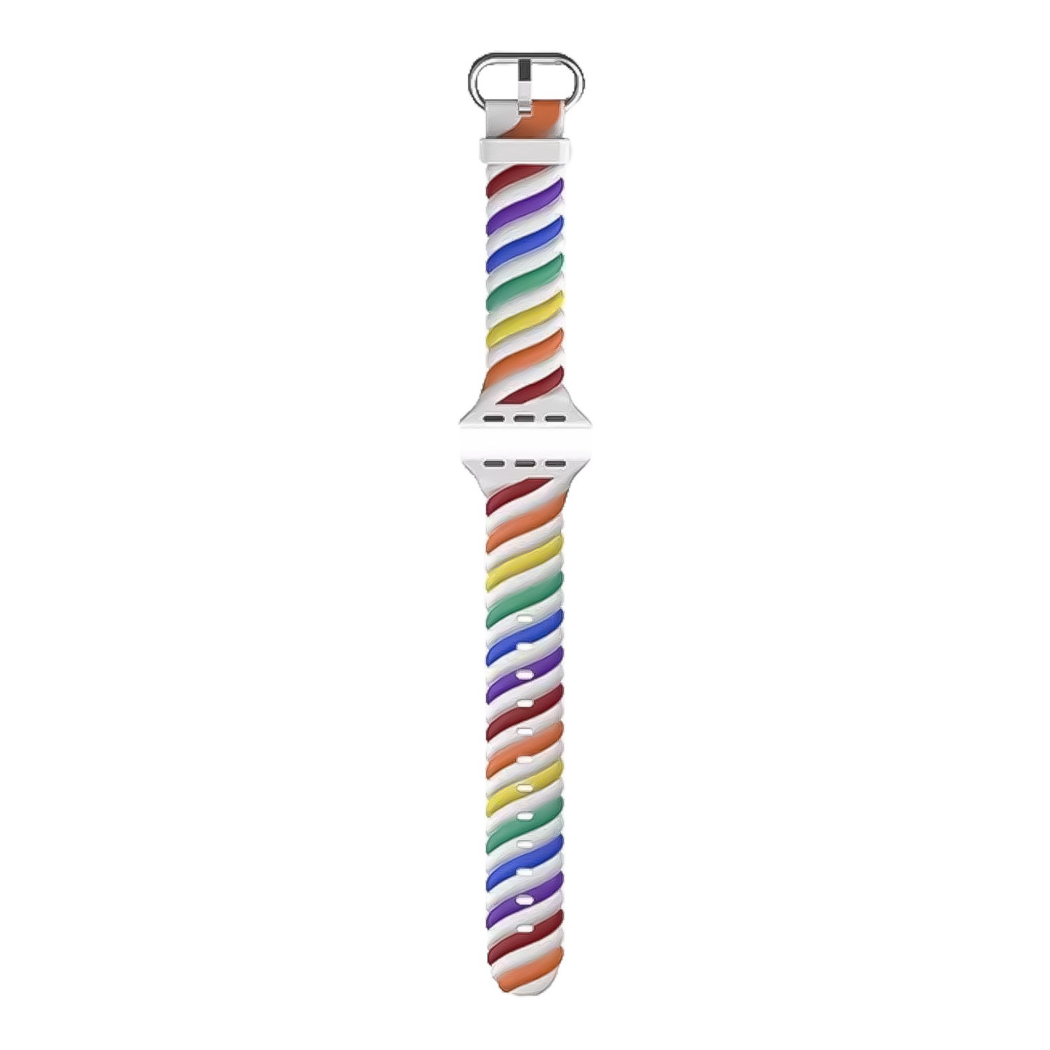 Cinturino sport swirl per Apple Watch - bianco colorato
