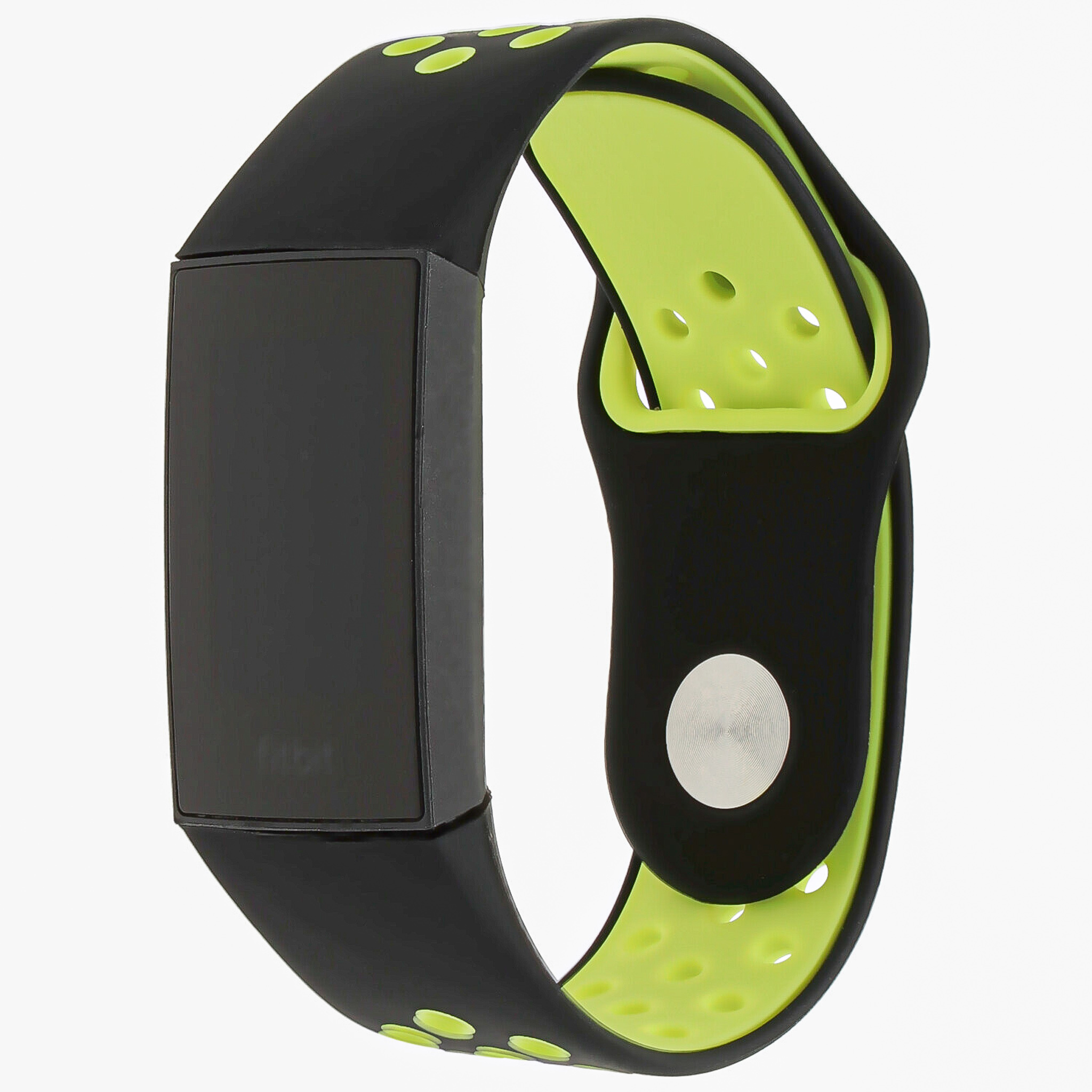 Cinturino doppio sport per Fitbit Charge 3 & 4 - nero giallo