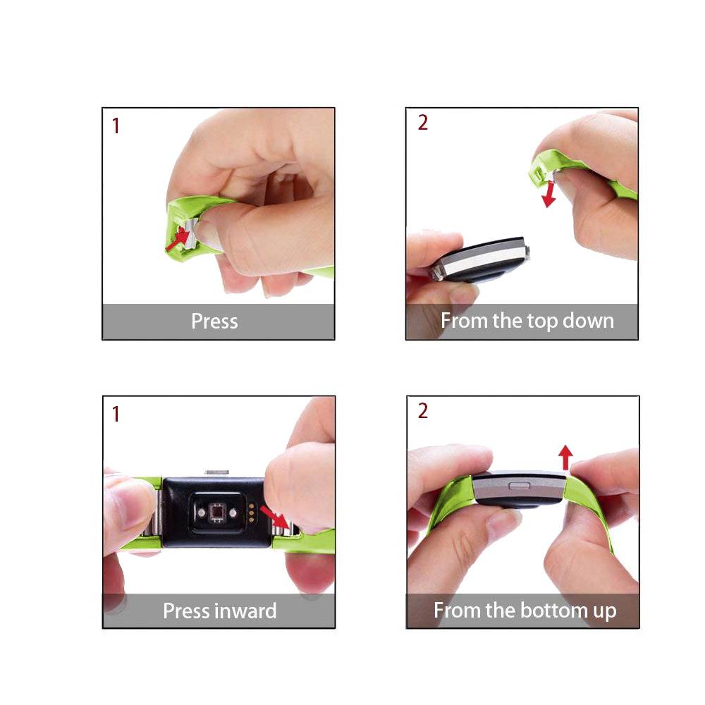 Cinturino sport per Fitbit Charge 2 - verde