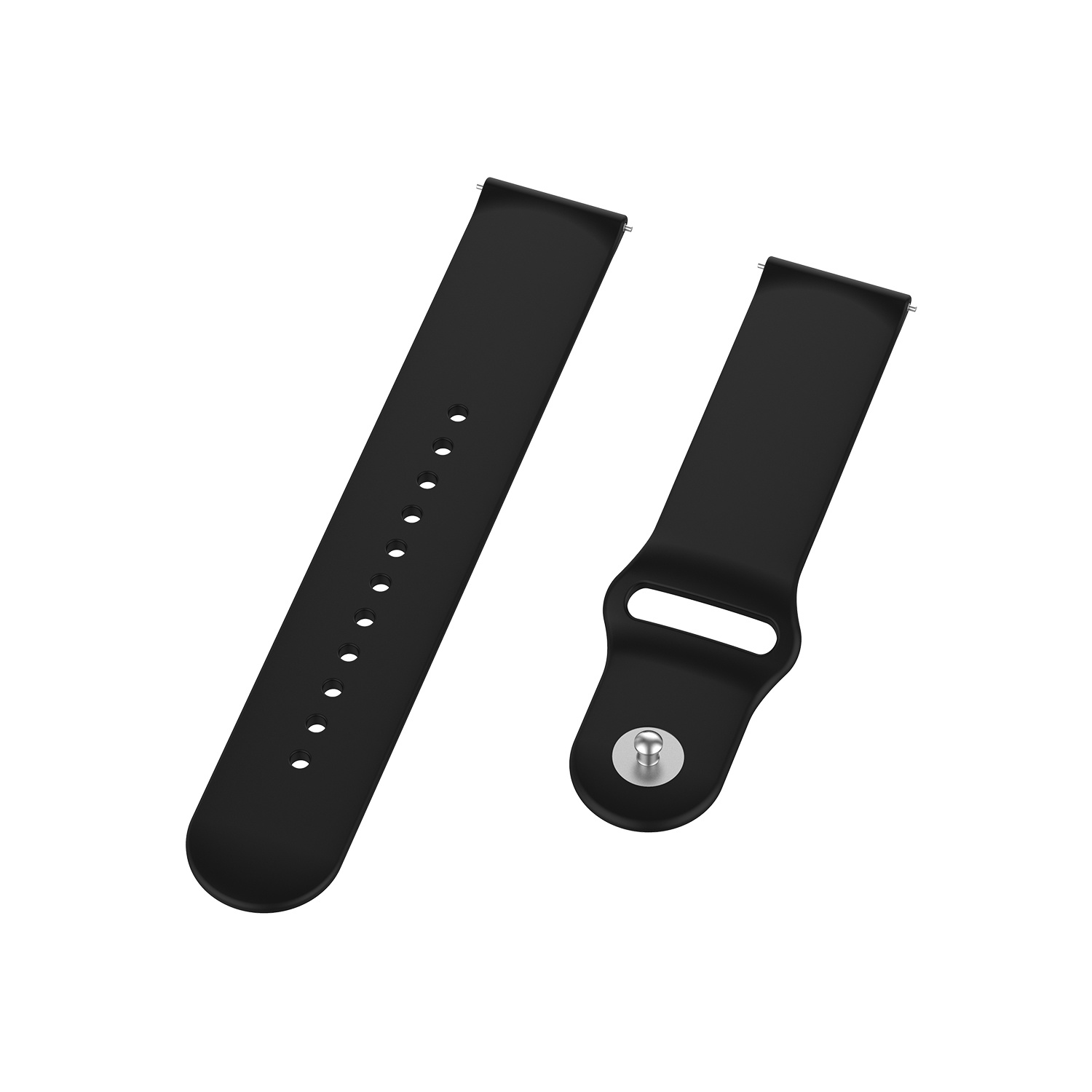 Cinturino sport in silicone per Garmin Vivoactive / Vivomove - nero