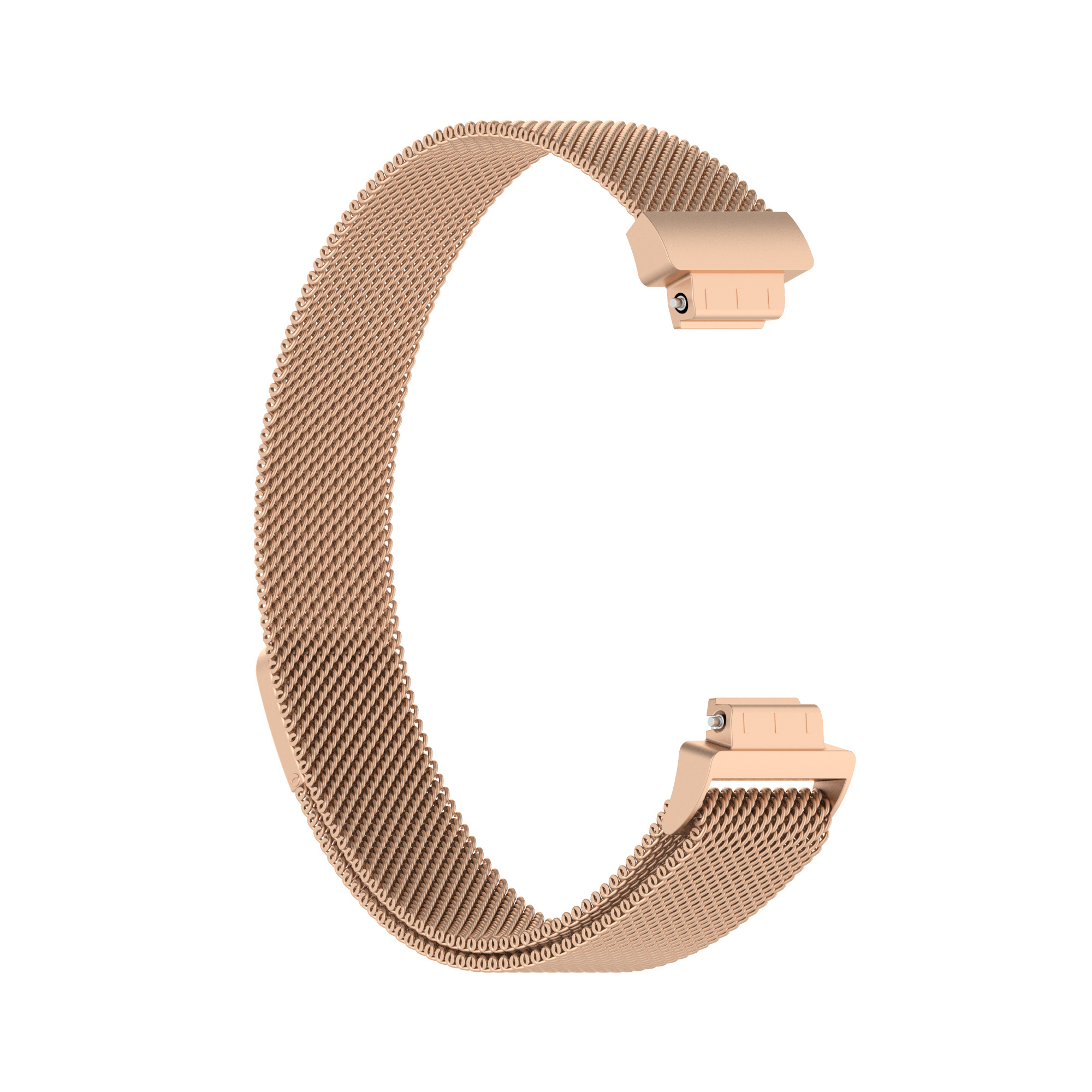 Cinturino loop in maglia milanese per Fitbit Inspire 2 - champagne