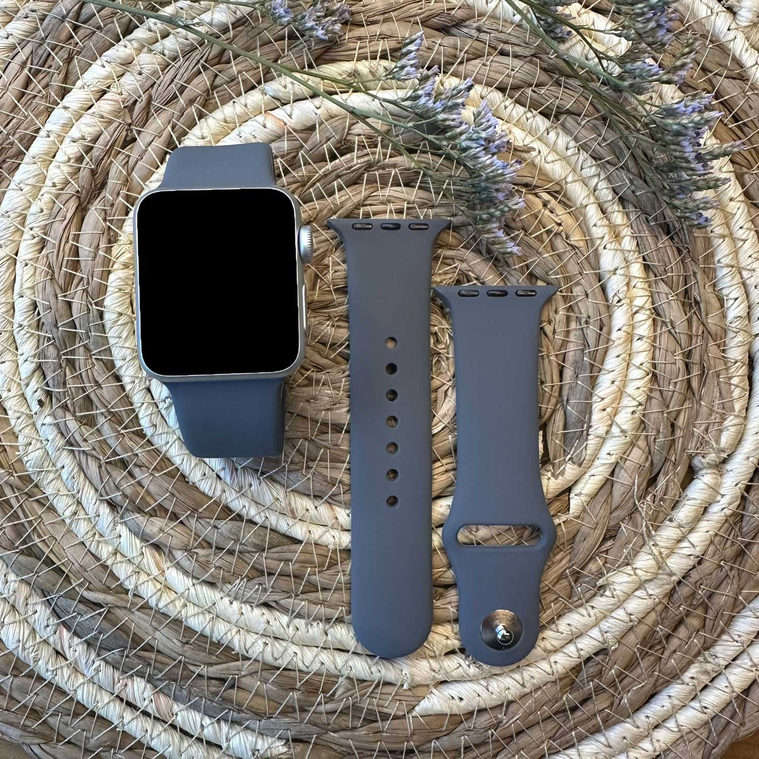 Cinturino sport per Apple Watch - grigio pietra
