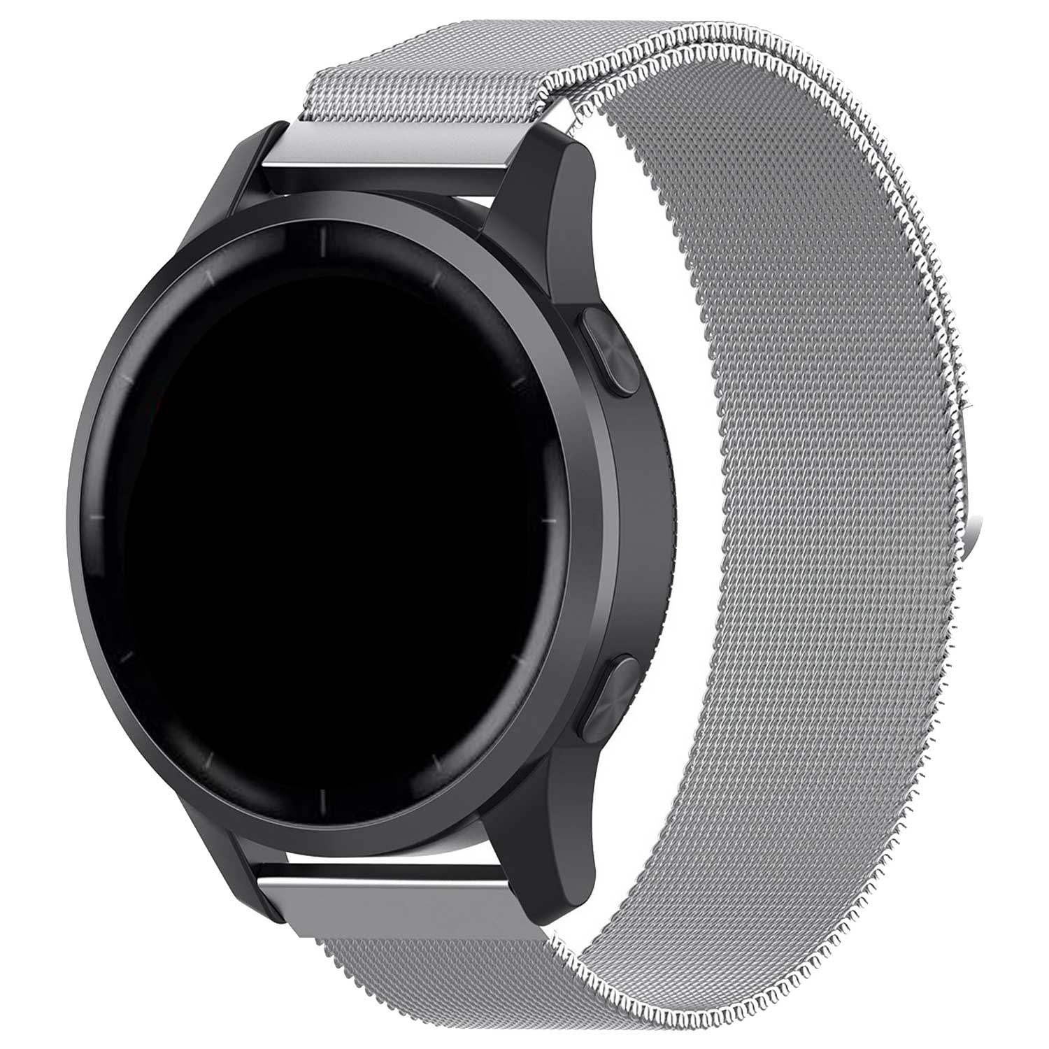 Cinturino loop in maglia magnetico milanese per Samsung Galaxy Watch 5 Pro - argento