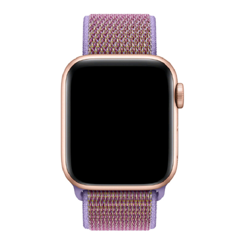 Cinturino nylon sport loop per Apple Watch - lilla
