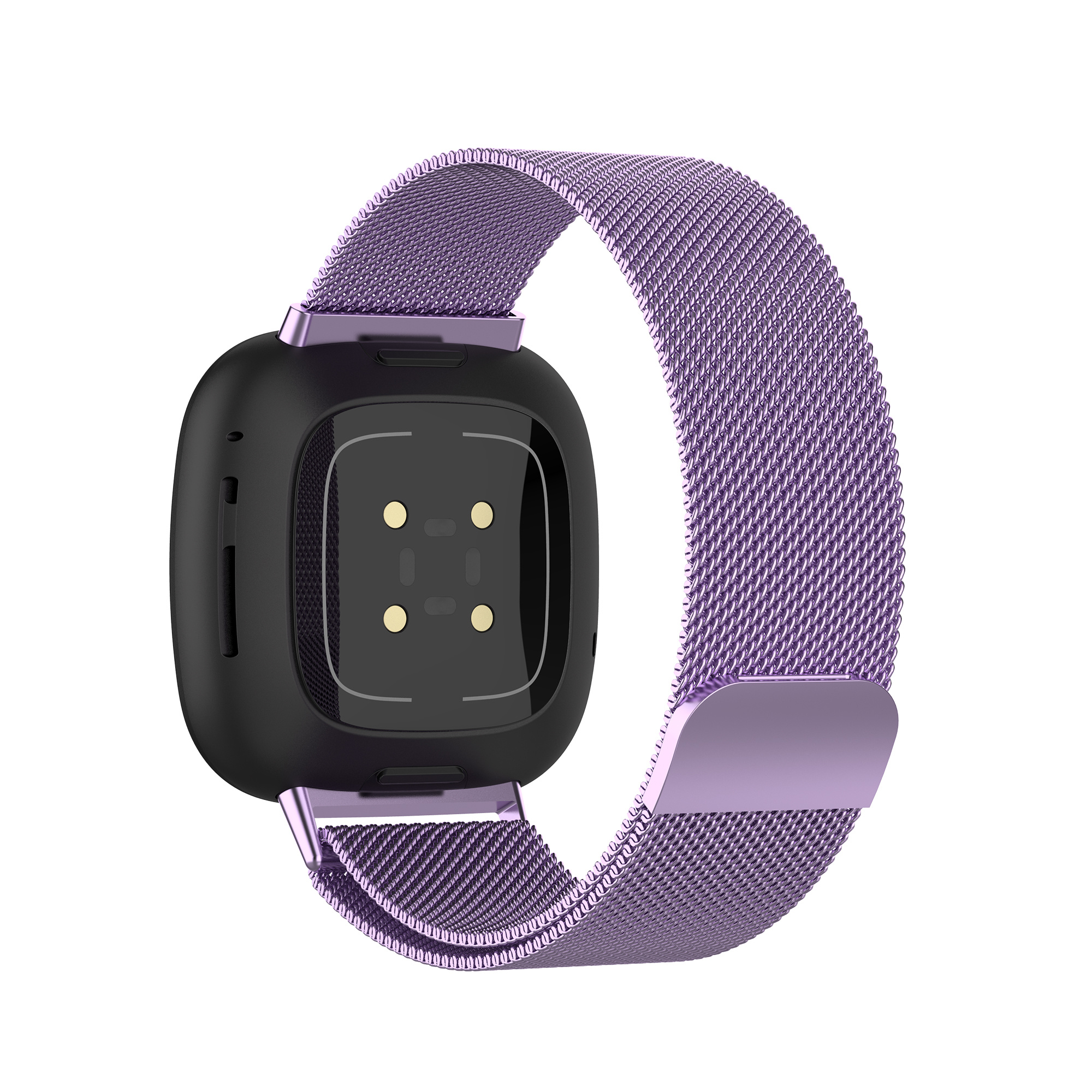 Cinturino loop in maglia milanese per Fitbit Versa 3 / Sense - lavanda