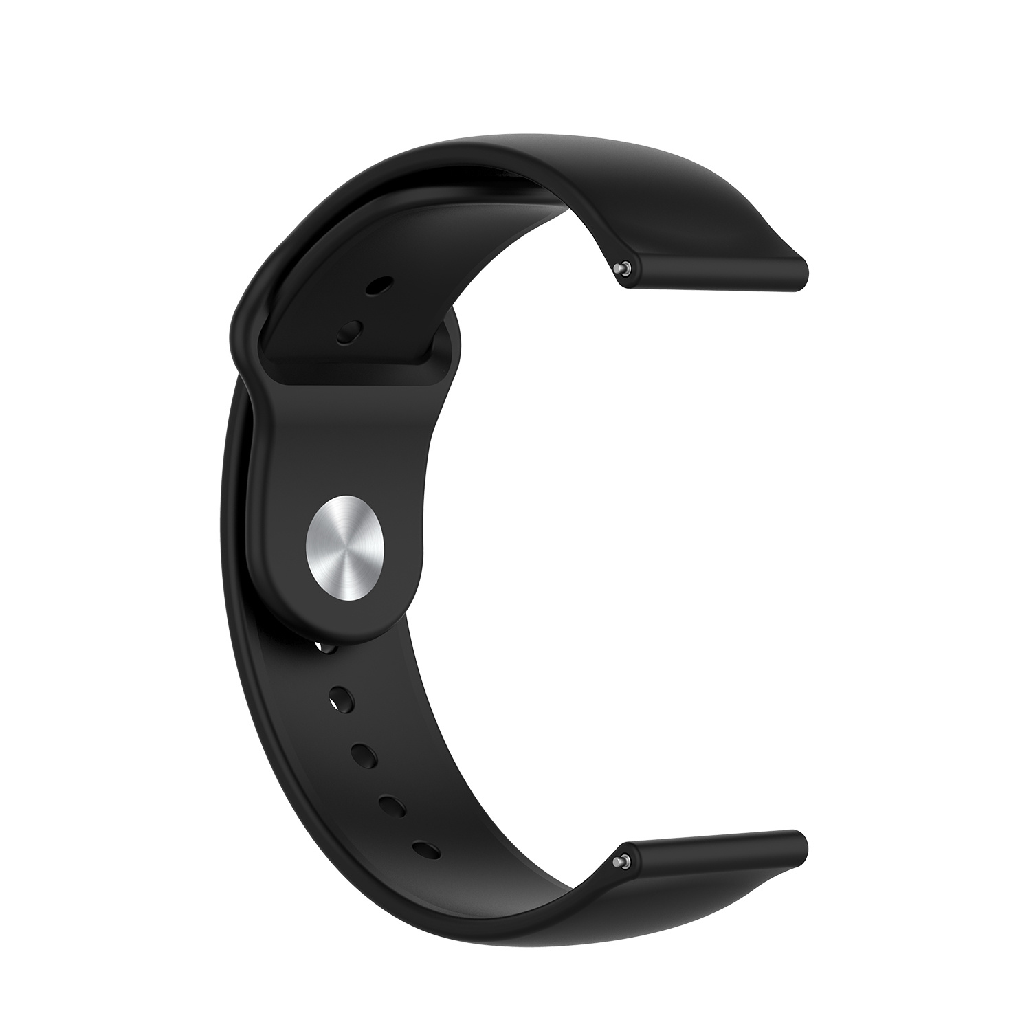 Cinturino sport in silicone per Garmin Vivoactive / Vivomove - nero