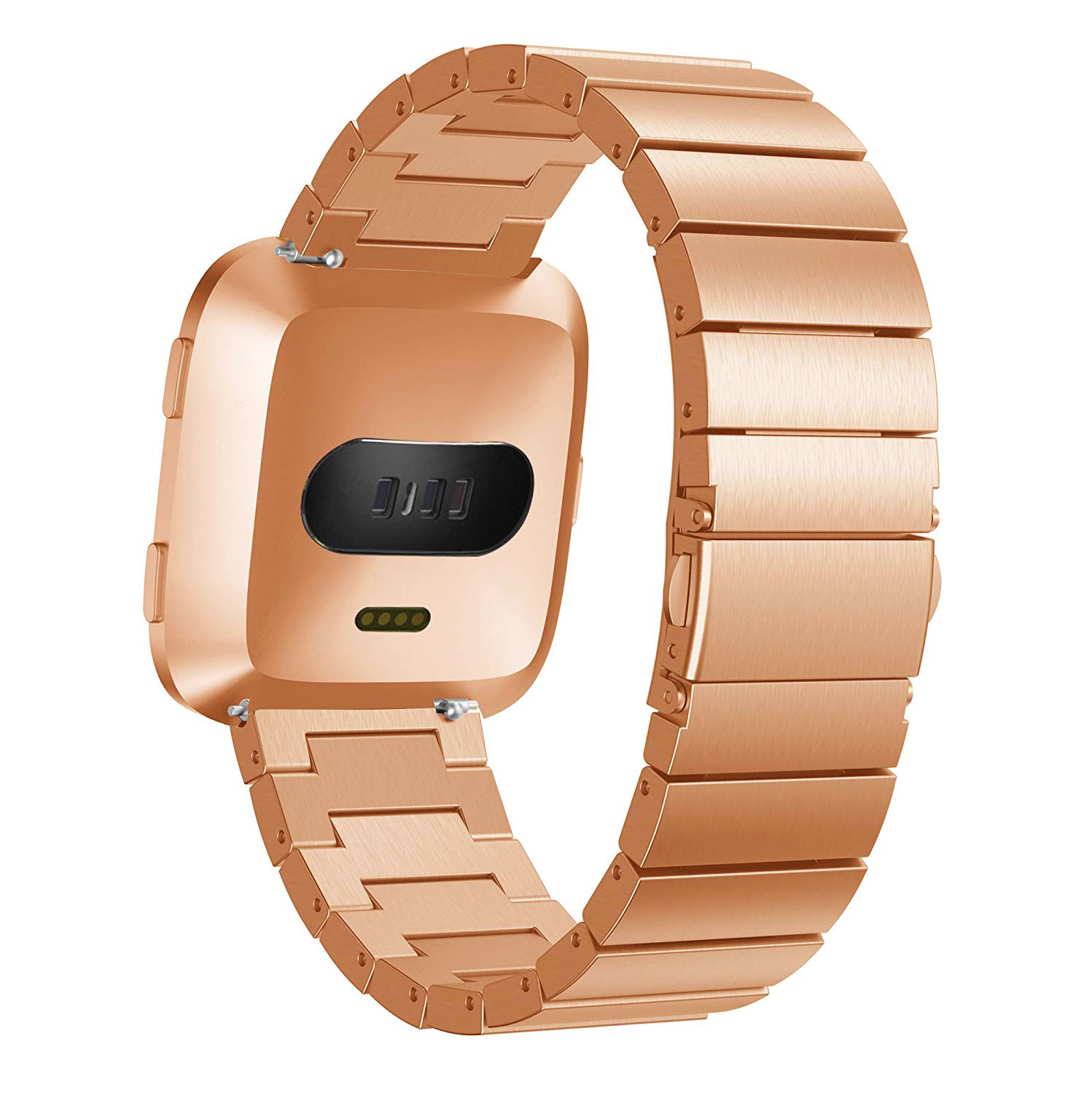 Cinturino a maglie per Fitbit Versa - oro rosa
