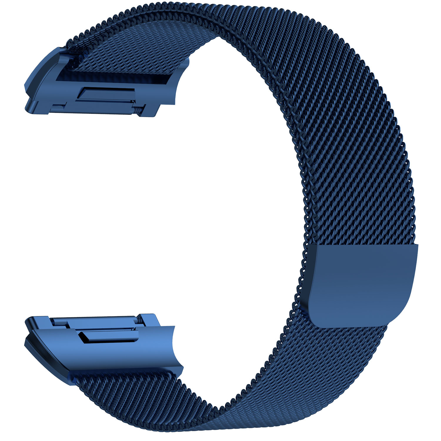 Cinturino loop in maglia milanese per Fitbit Ionic - blu