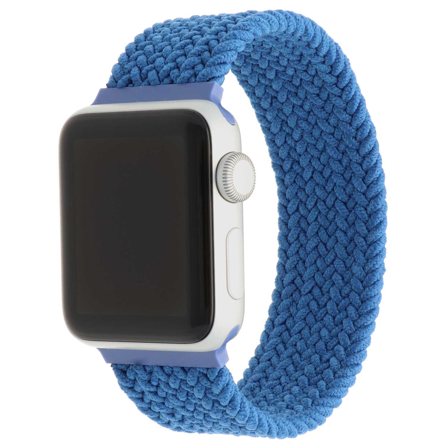 Cinturino Solo intrecciato in nylon per Apple Watch - blu atlantico