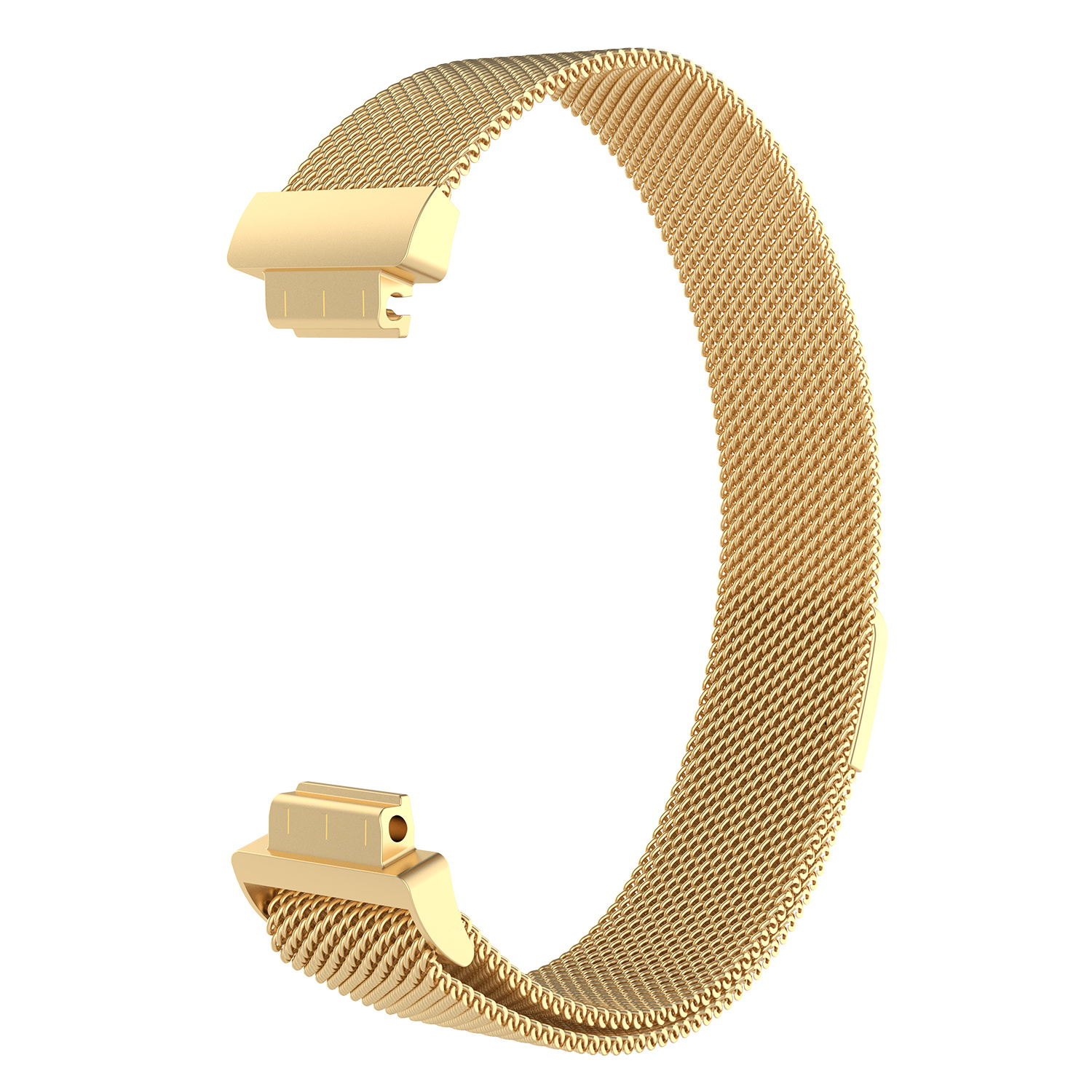 Cinturino loop in maglia milanese per Fitbit Inspire - oro