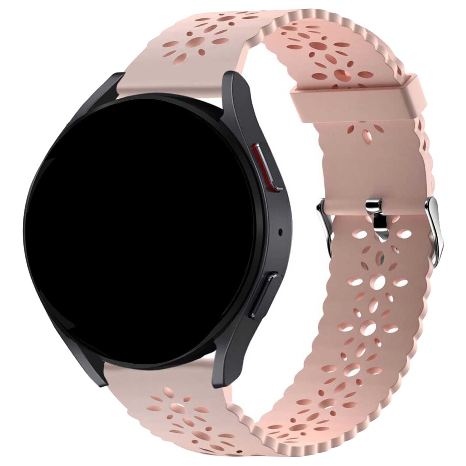 Cinturino in silicone brillante per Samsung Galaxy Watch 5 Pro - rosa