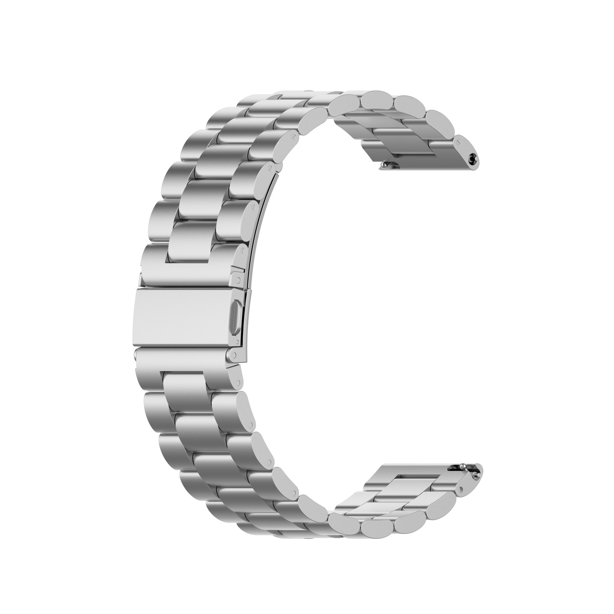 Cinturino a maglie in acciaio con perline per Huawei Watch GT - argento