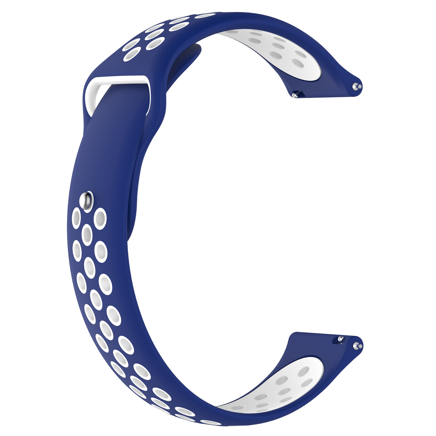 Cinturino doppio sport per Huawei Watch GT - blu bianco