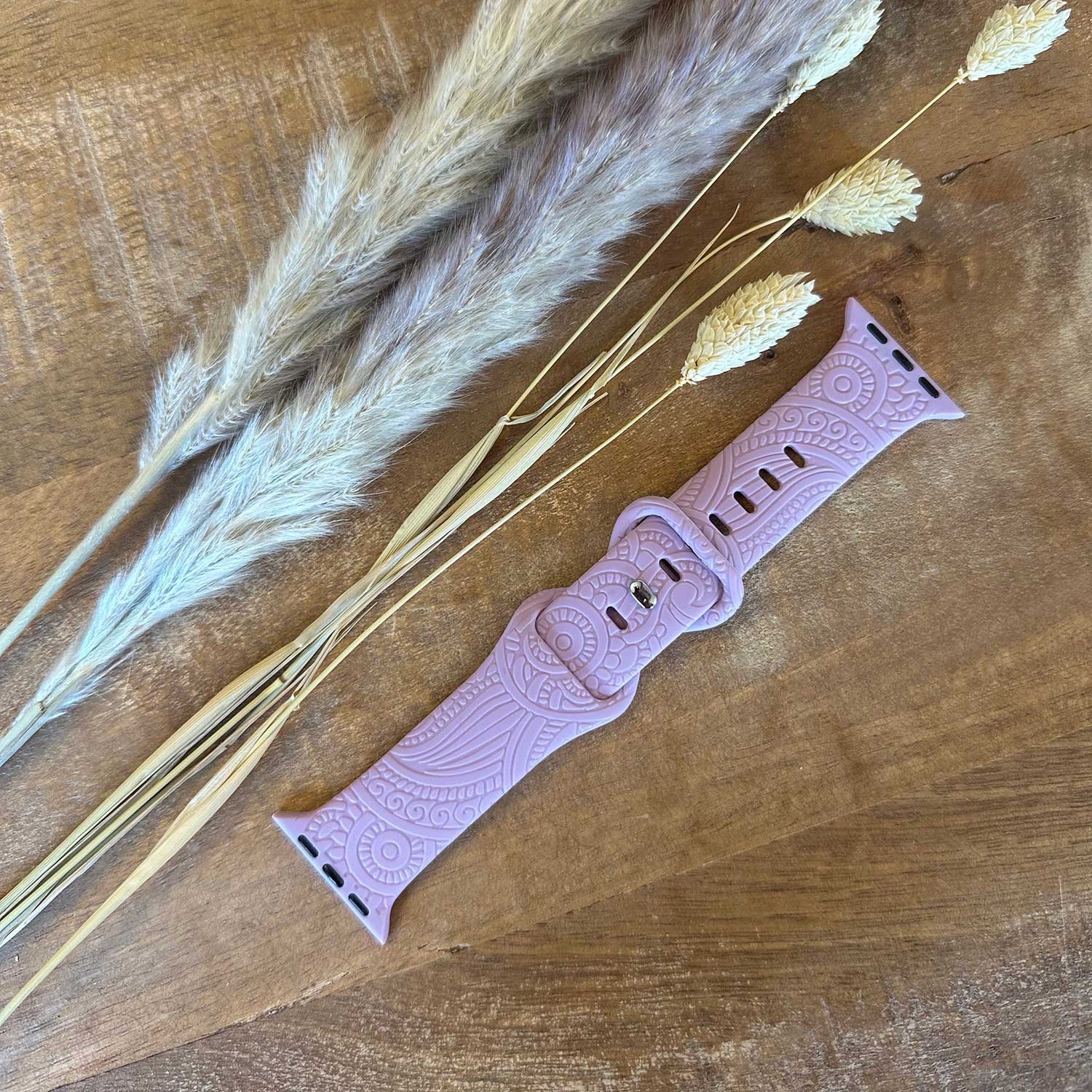 Cinturino sport con stampa per Apple Watch - Ibiza viola
