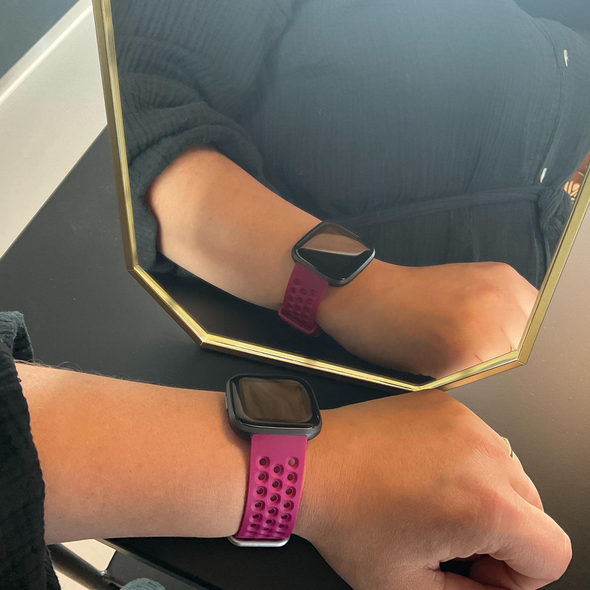 Cinturino sport point per Fitbit Versa - viola