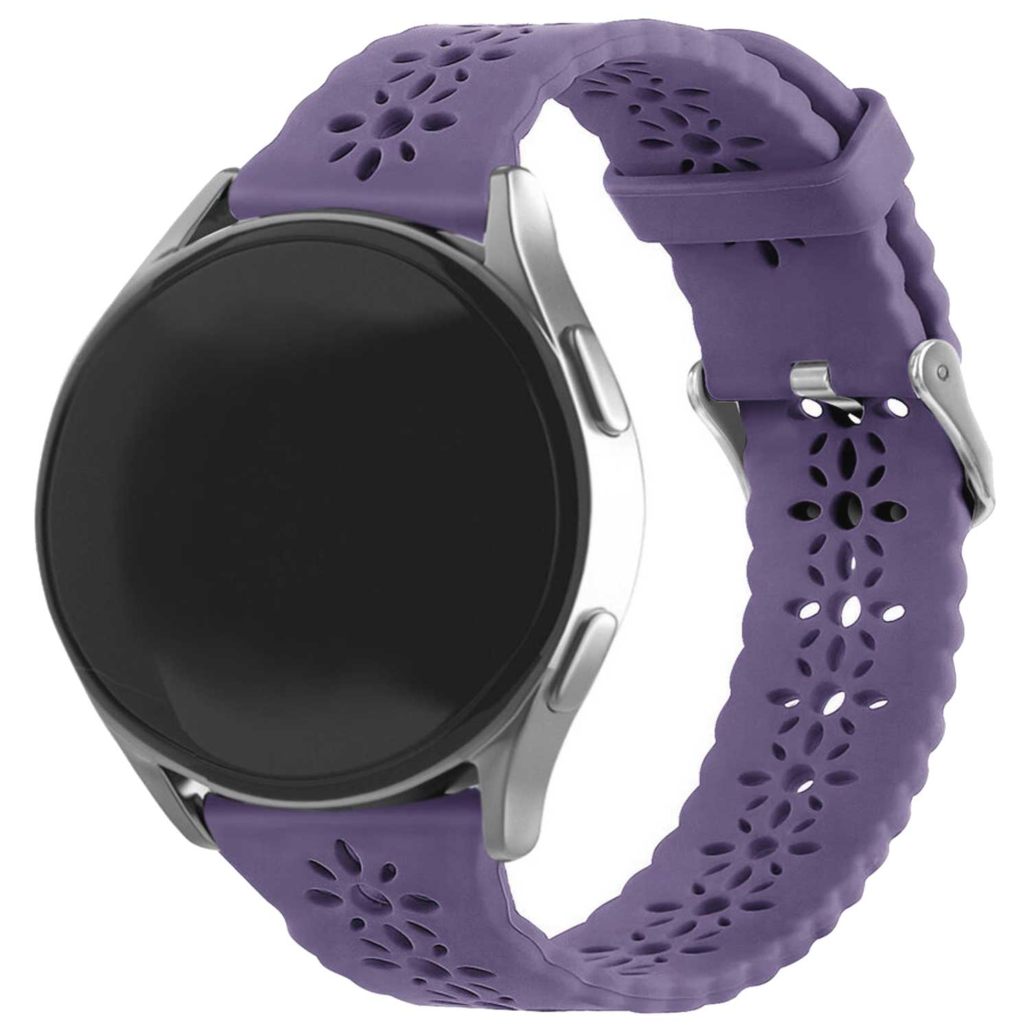 Cinturino in silicone brillante per Samsung Galaxy Watch 5 Pro - viola