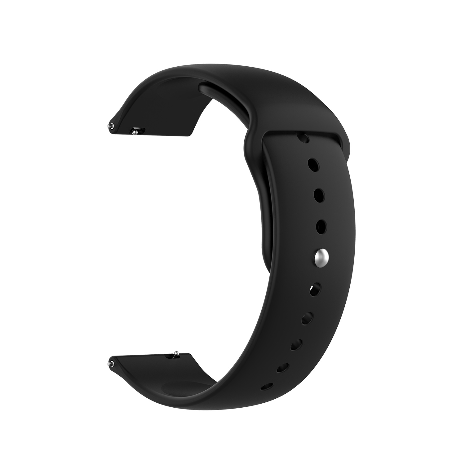 Cinturino sport in silicone per Garmin Vivoactive / Vivomove - nero