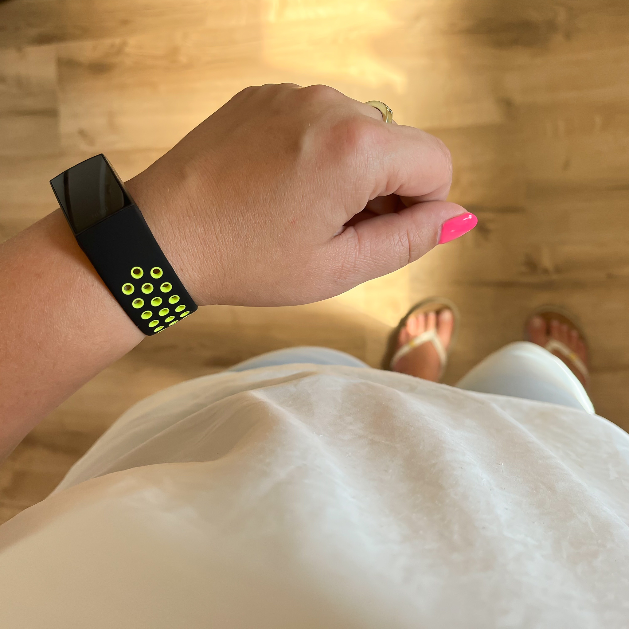 Cinturino doppio sport per Fitbit Charge 3 & 4 - nero giallo