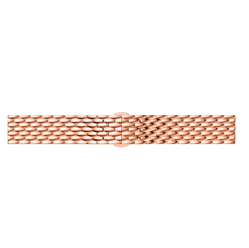 Cinturino a maglie in acciaio con drago per Samsung Galaxy Watch - oro rosa