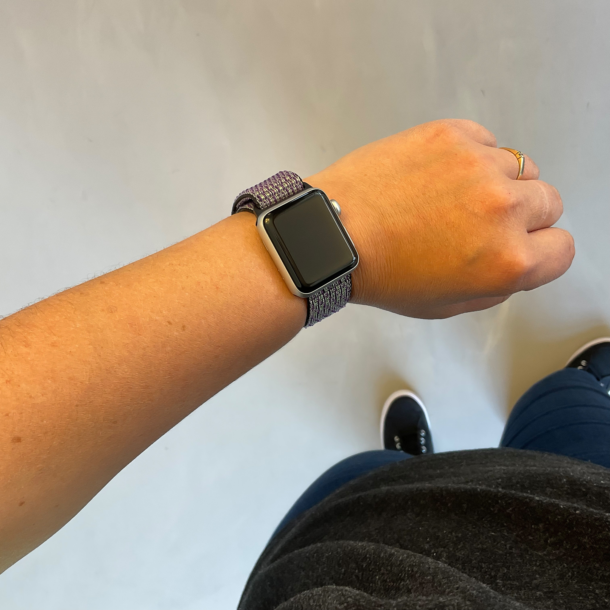 Cinturino nylon sport loop per Apple Watch - sabbia del deserto volt