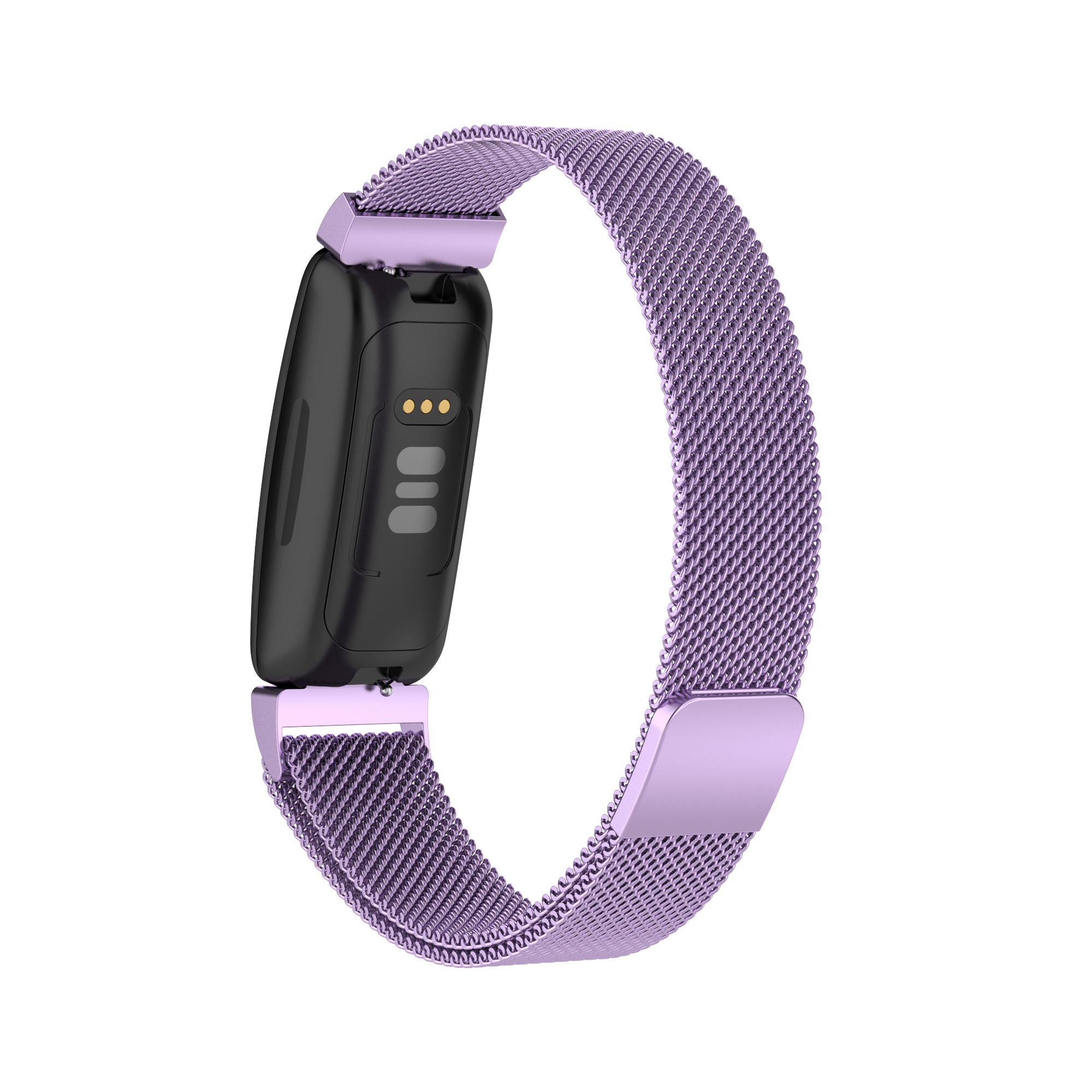 Cinturino loop in maglia milanese per Fitbit Inspire 2 - lavanda