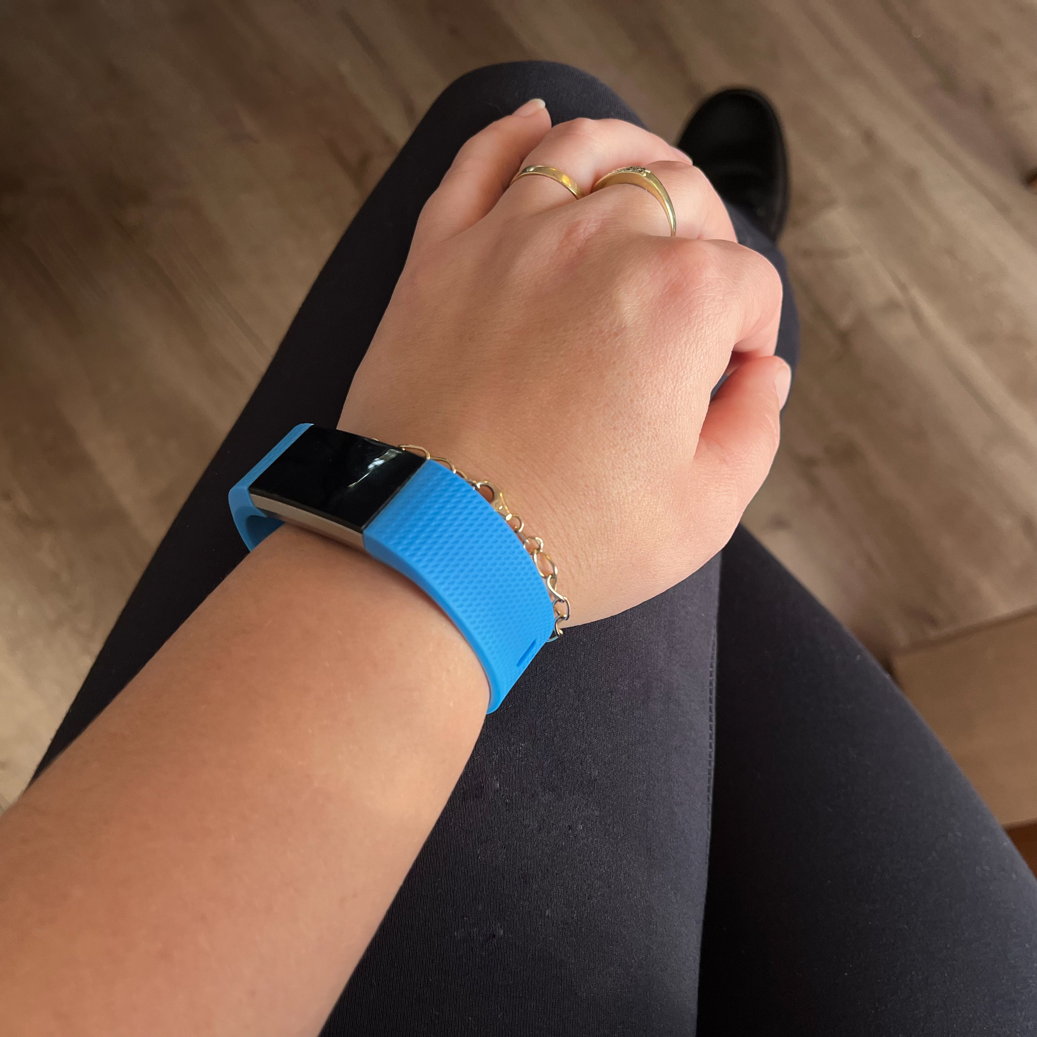 Cinturino sport per Fitbit Charge 2 - blu