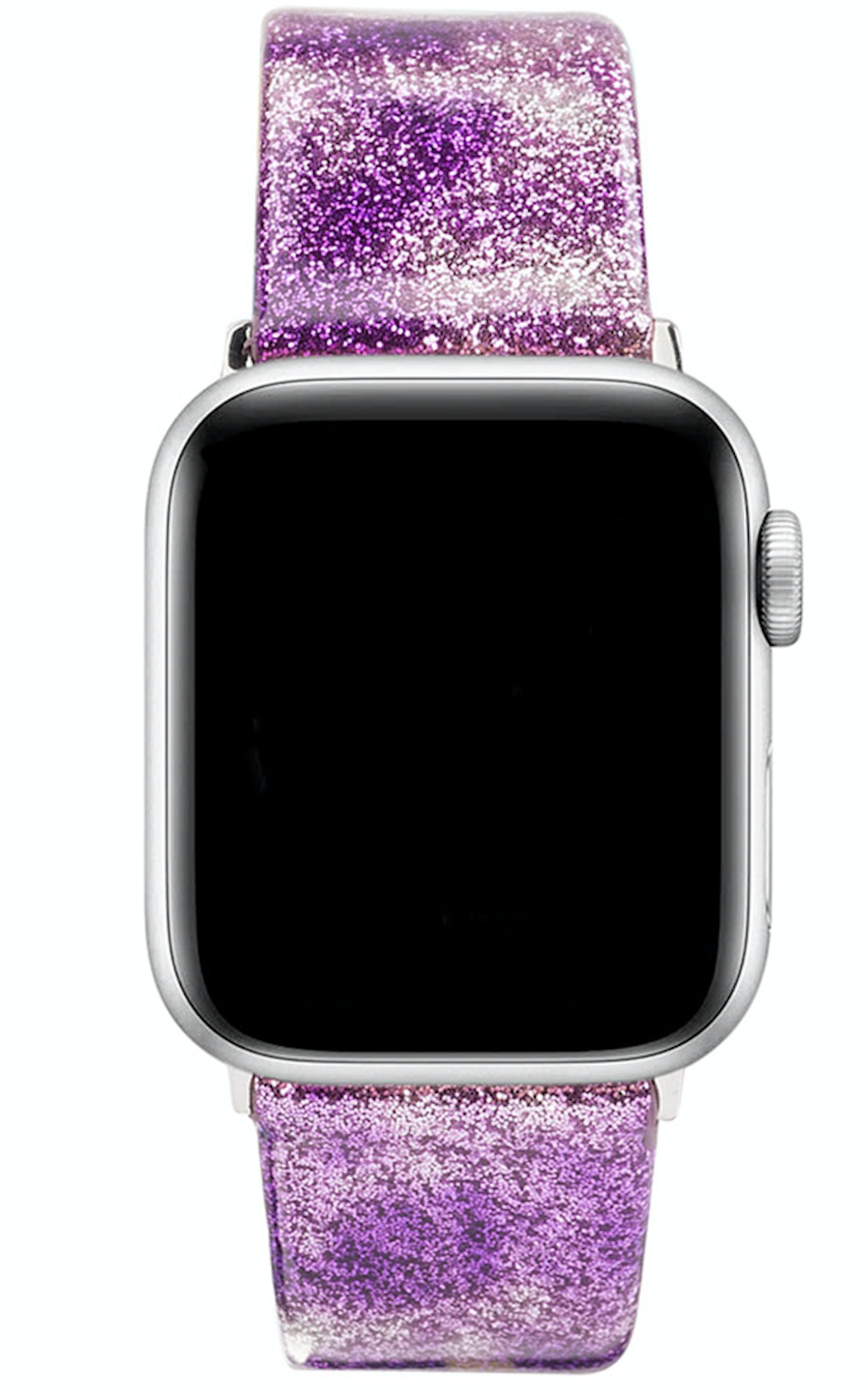 Cinturino in pelle glitter per Apple Watch - viola