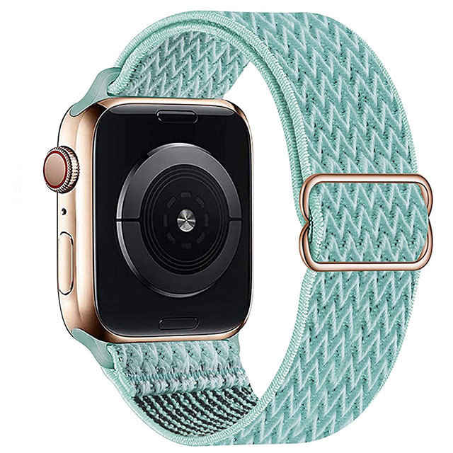Cinturino solista in nylon per Apple Watch - verde acqua