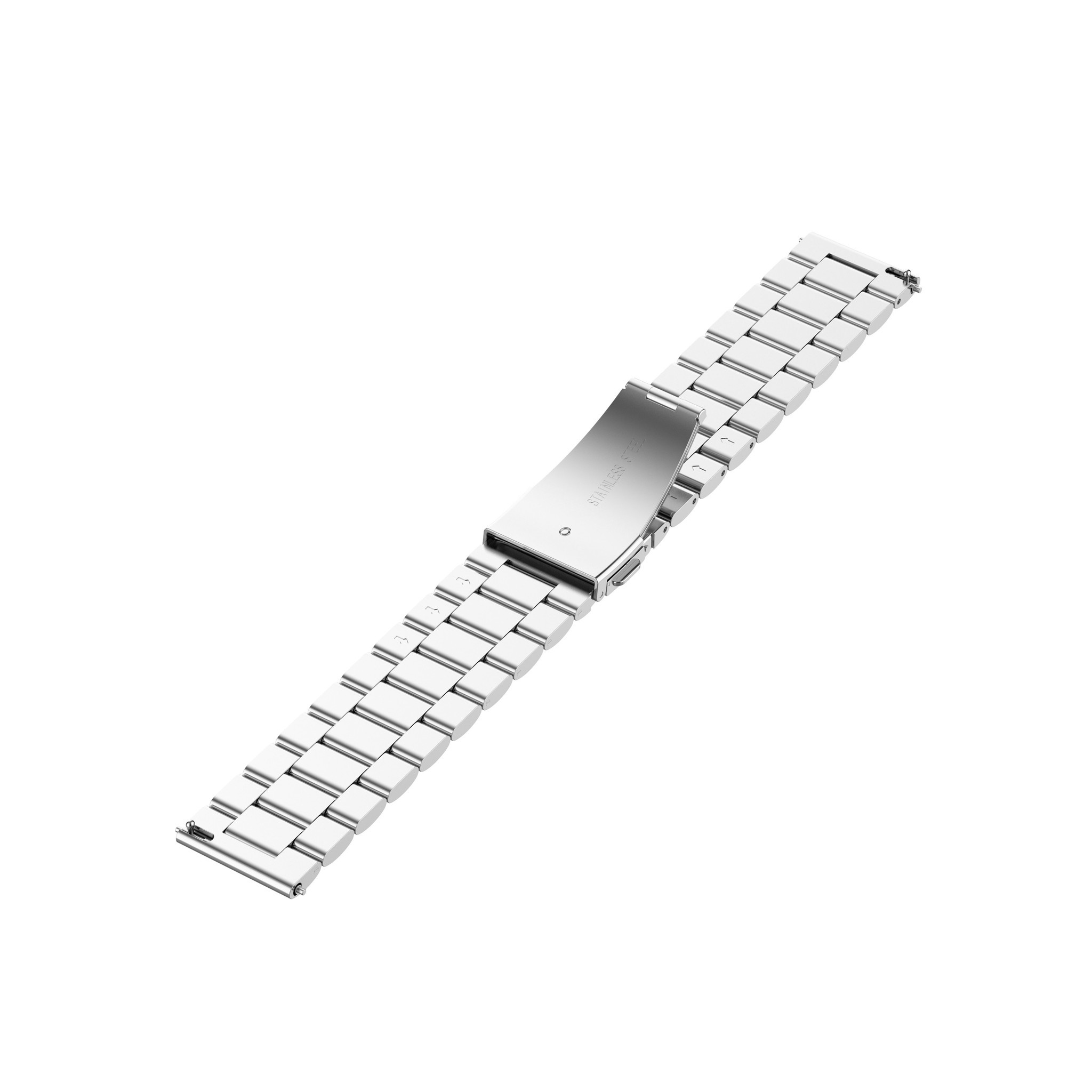Cinturino a maglie in acciaio con perline per Huawei Watch GT - argento