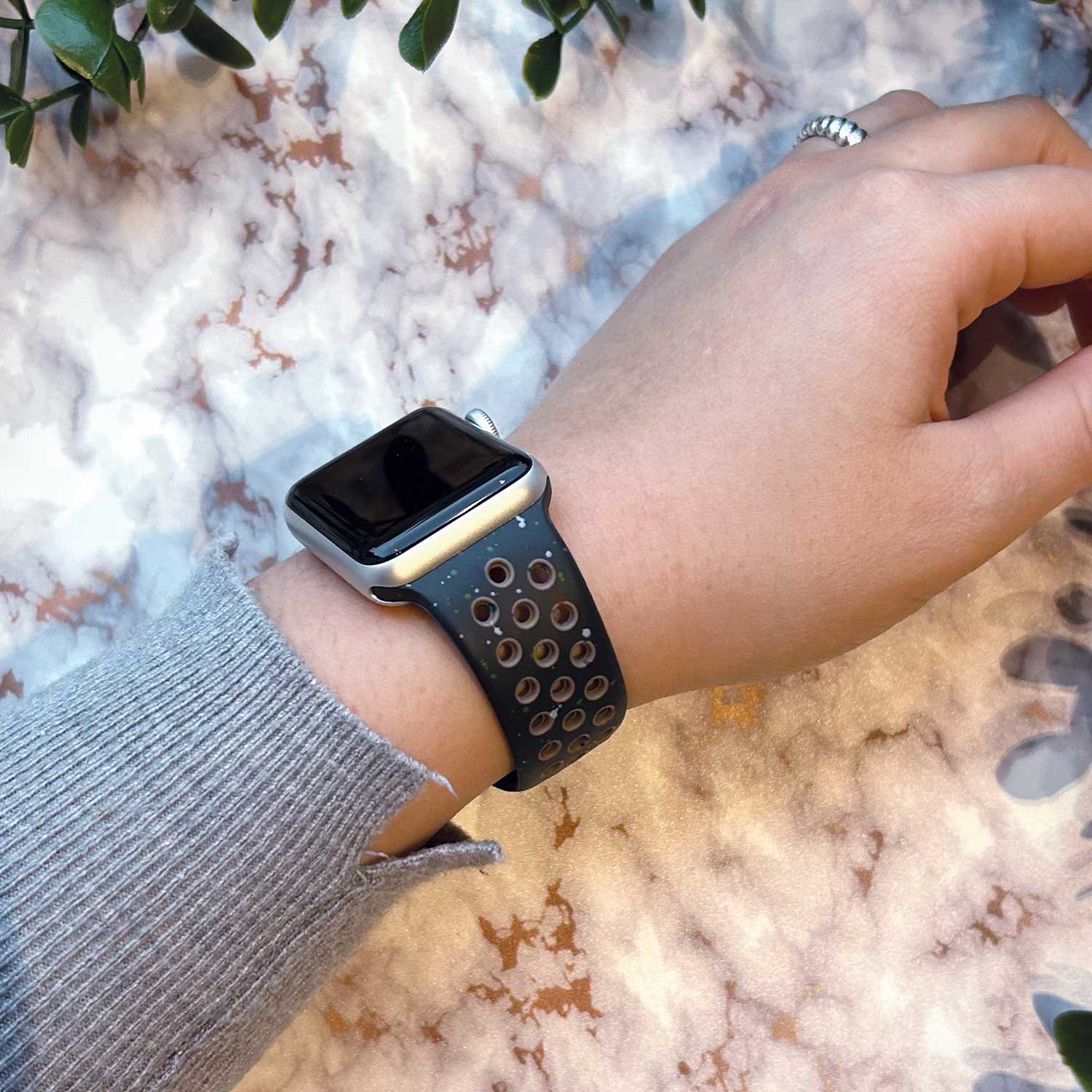 Cinturino doppio sport per Apple Watch - midnight sky