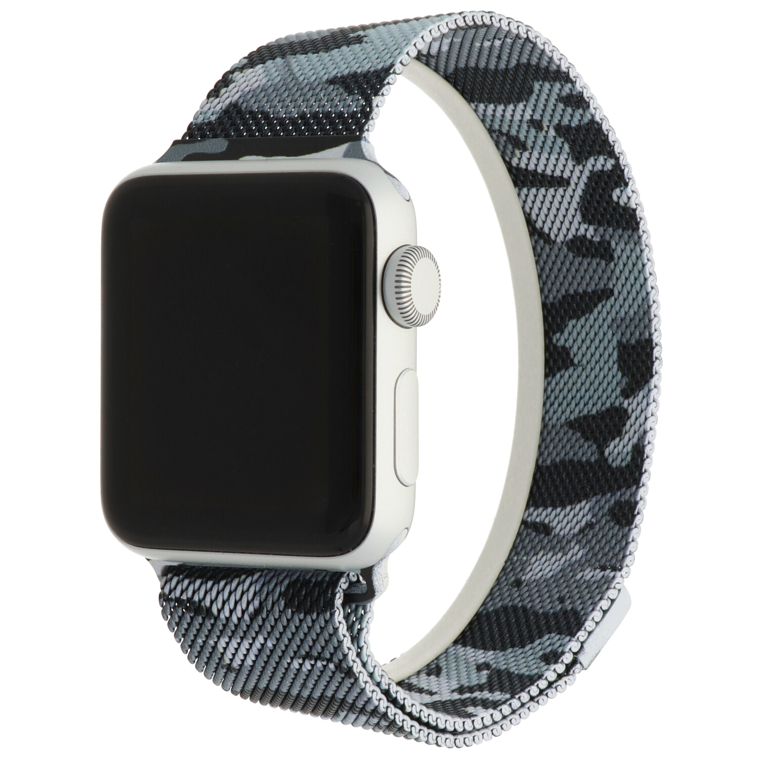 Cinturino loop in maglia milanese per Apple Watch - mimetica