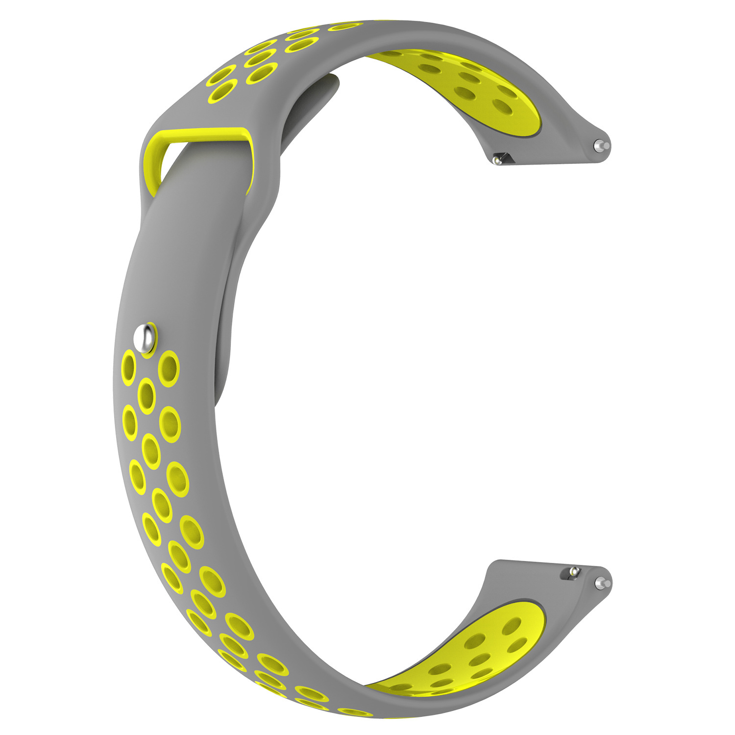 Cinturino doppio sport per Samsung Galaxy Watch - grigio giallo
