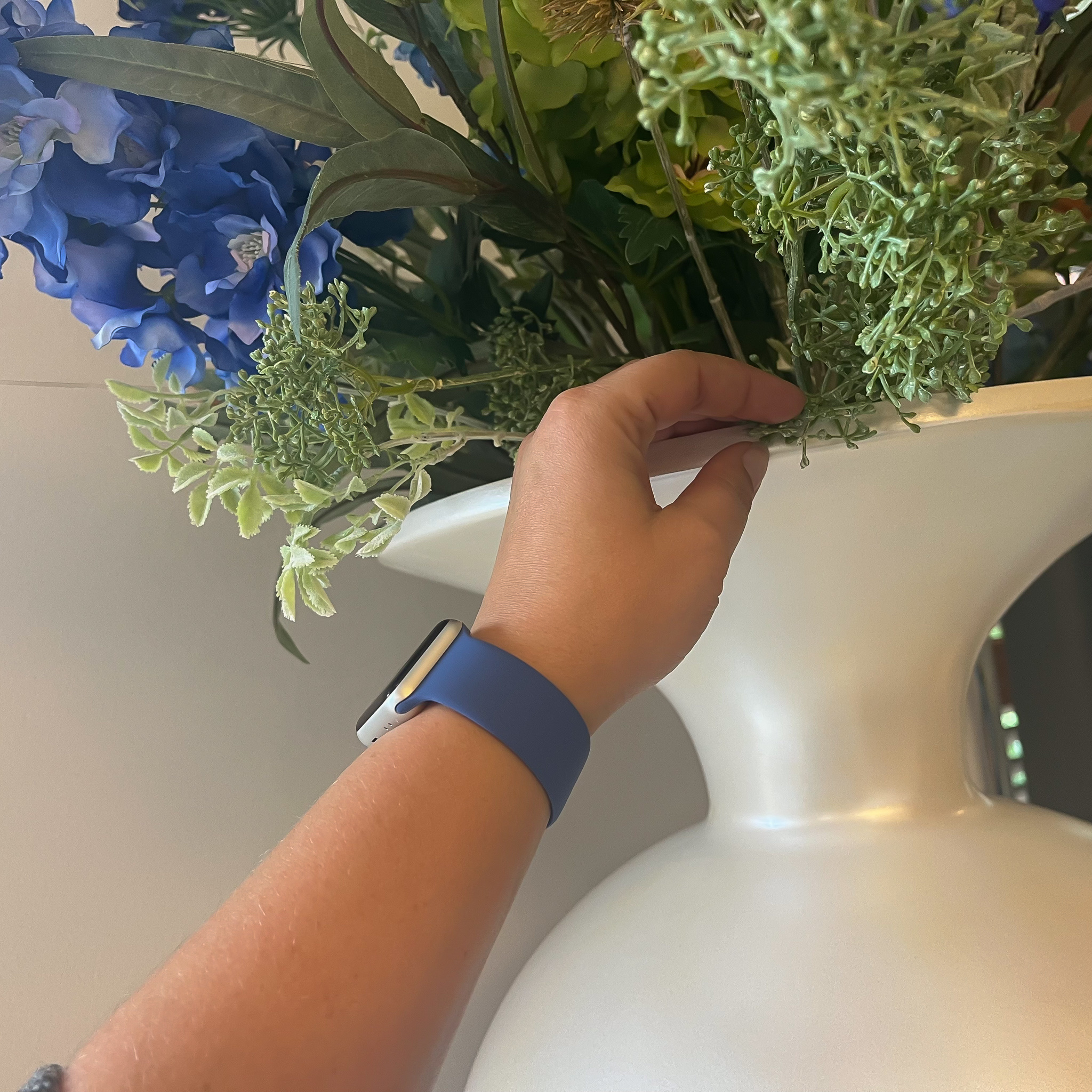 Cinturino sport solo loop per Apple Watch - blu tomales