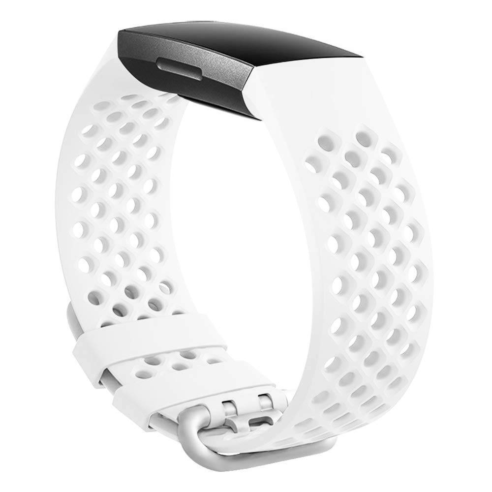 Cinturino sport point per Fitbit Charge 3 & 4 - bianco