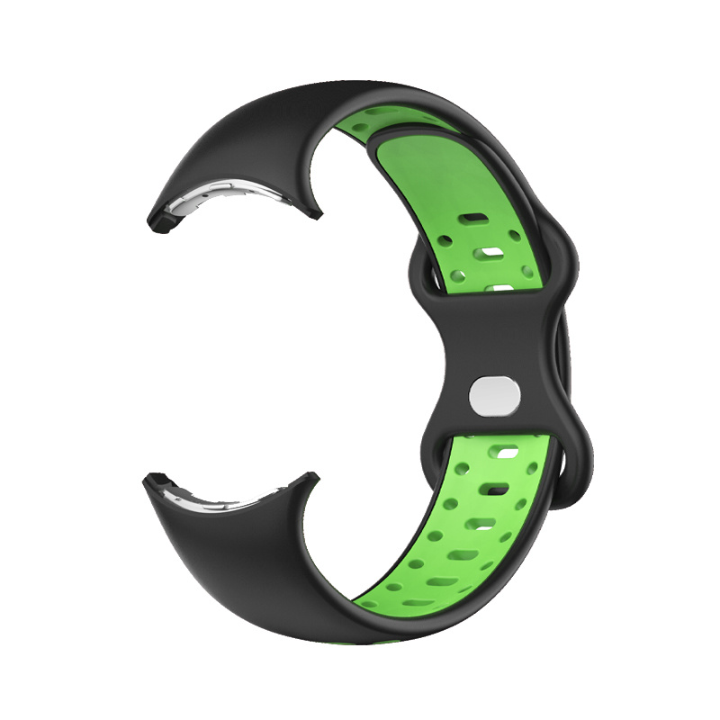 Cinturino doppio sport per Google Pixel Watch - nero verde