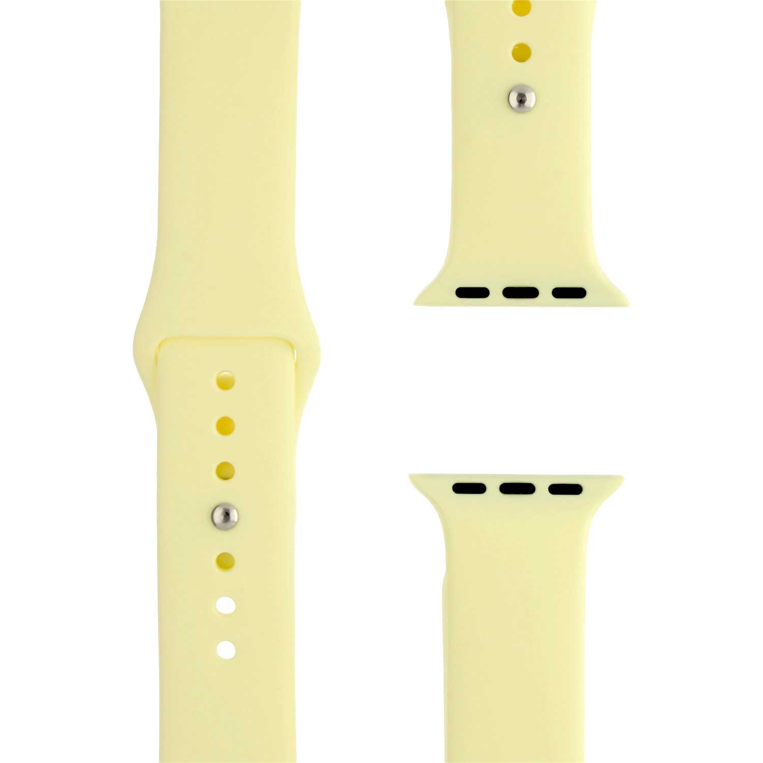 Cinturino sport per Apple Watch - crema limone