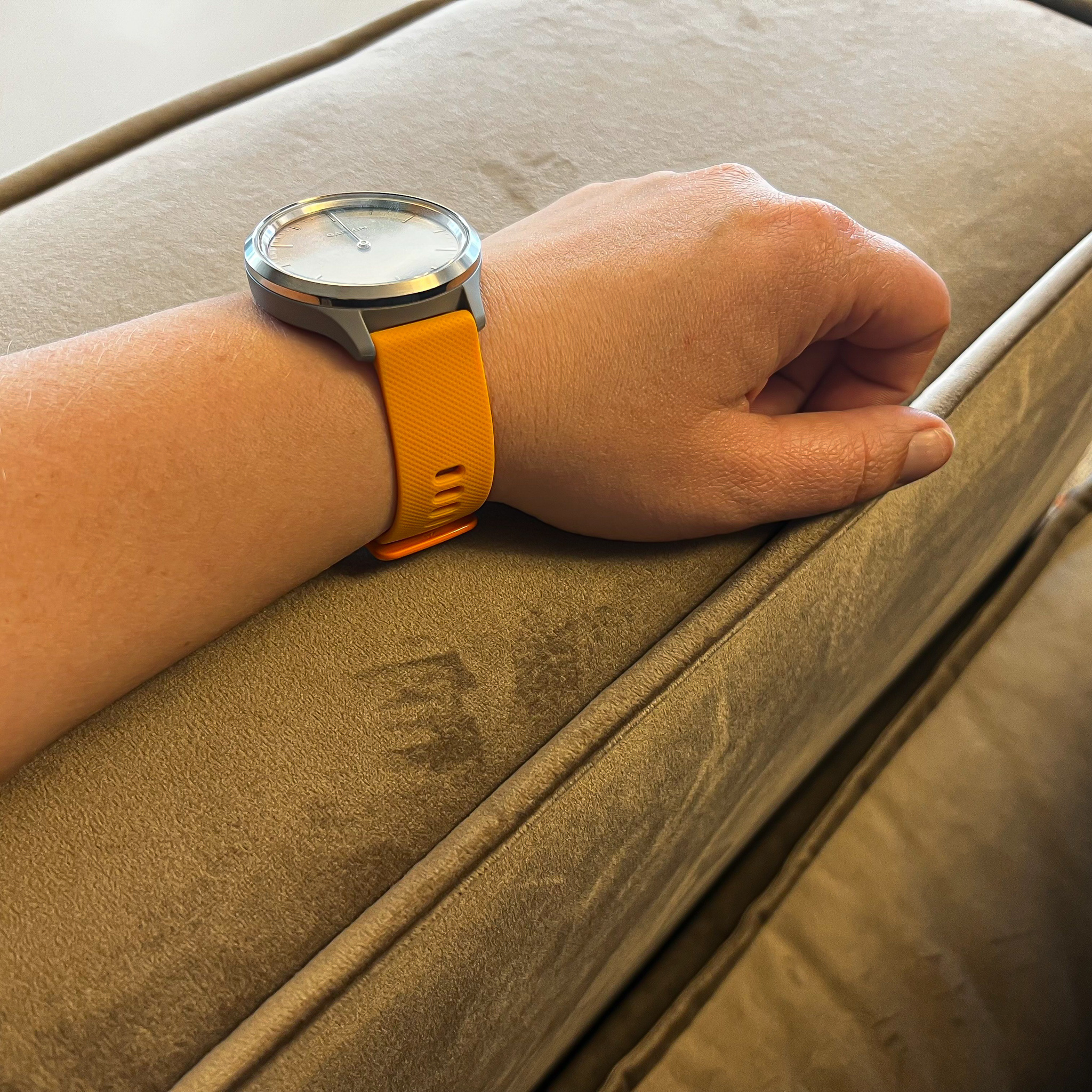 Cinturino sport con fibbia per Garmin Vivoactive / Vivomove - arancione