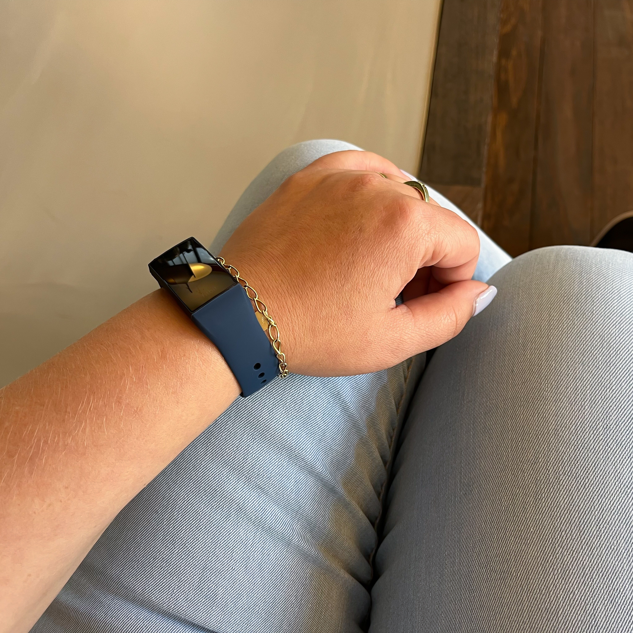 Cinturino sport per Fitbit Charge 3 & 4 - blu scuro